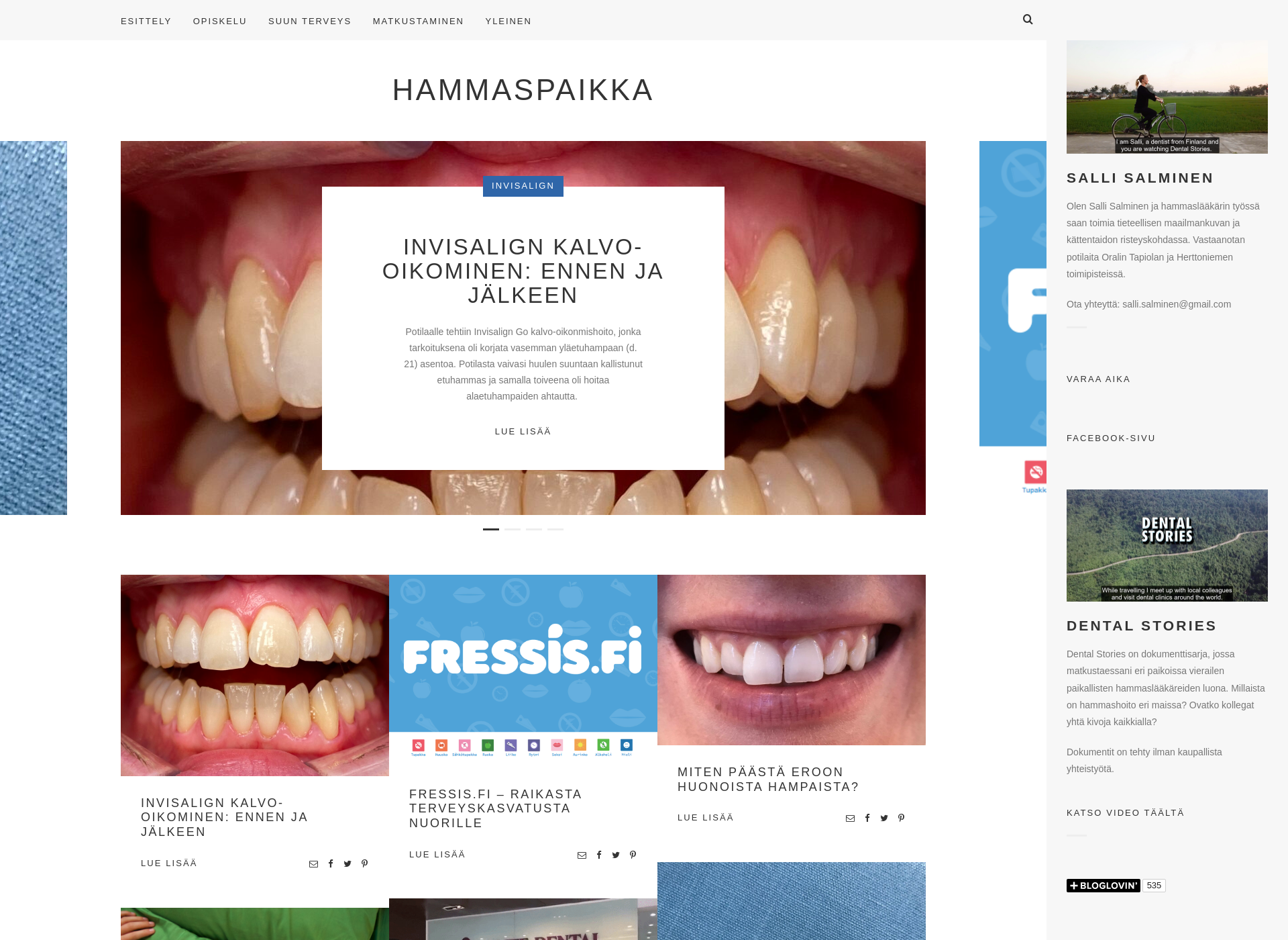 Screenshot for hammaspaikka.com
