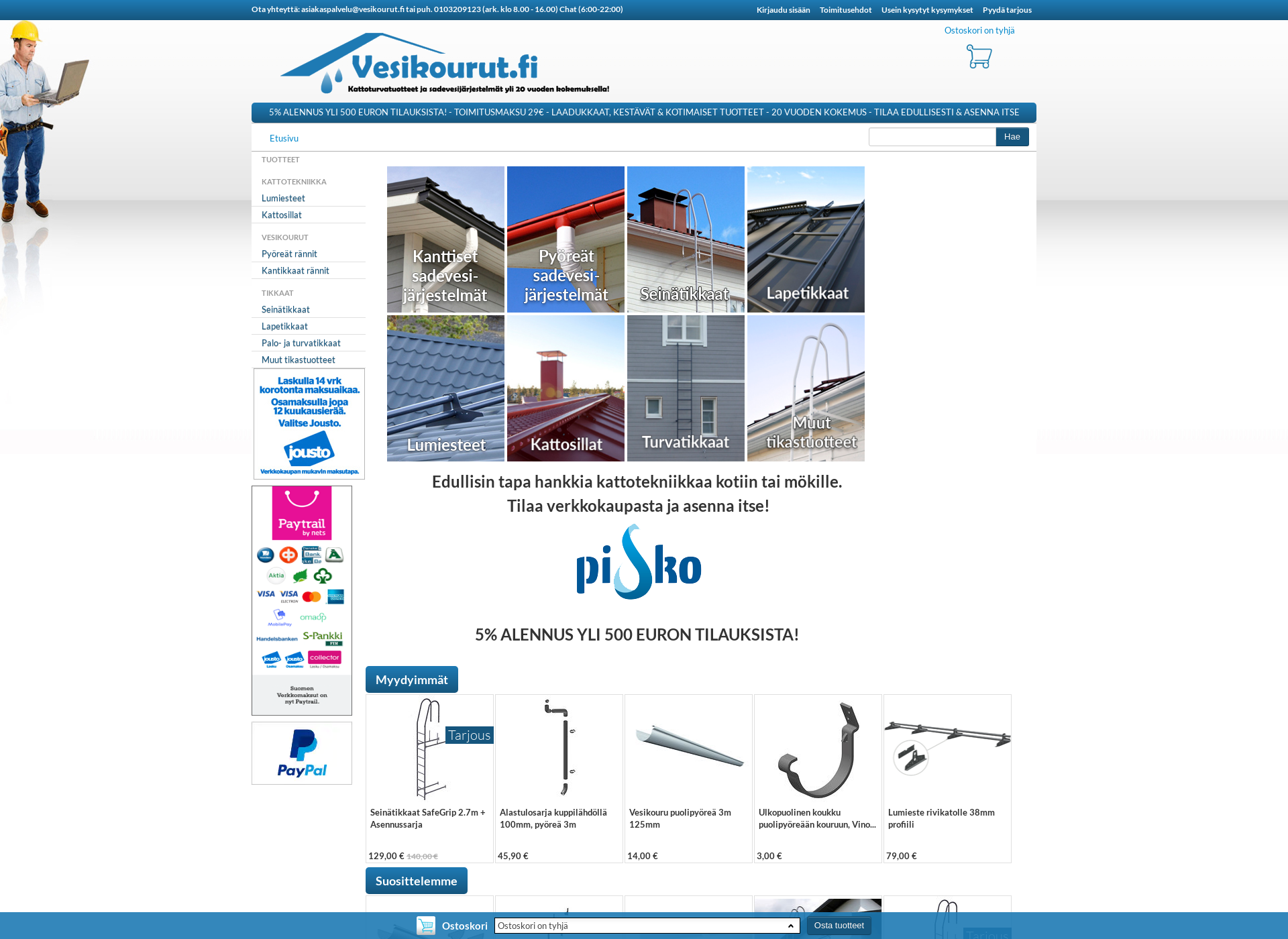 Screenshot for hammerhaus.fi