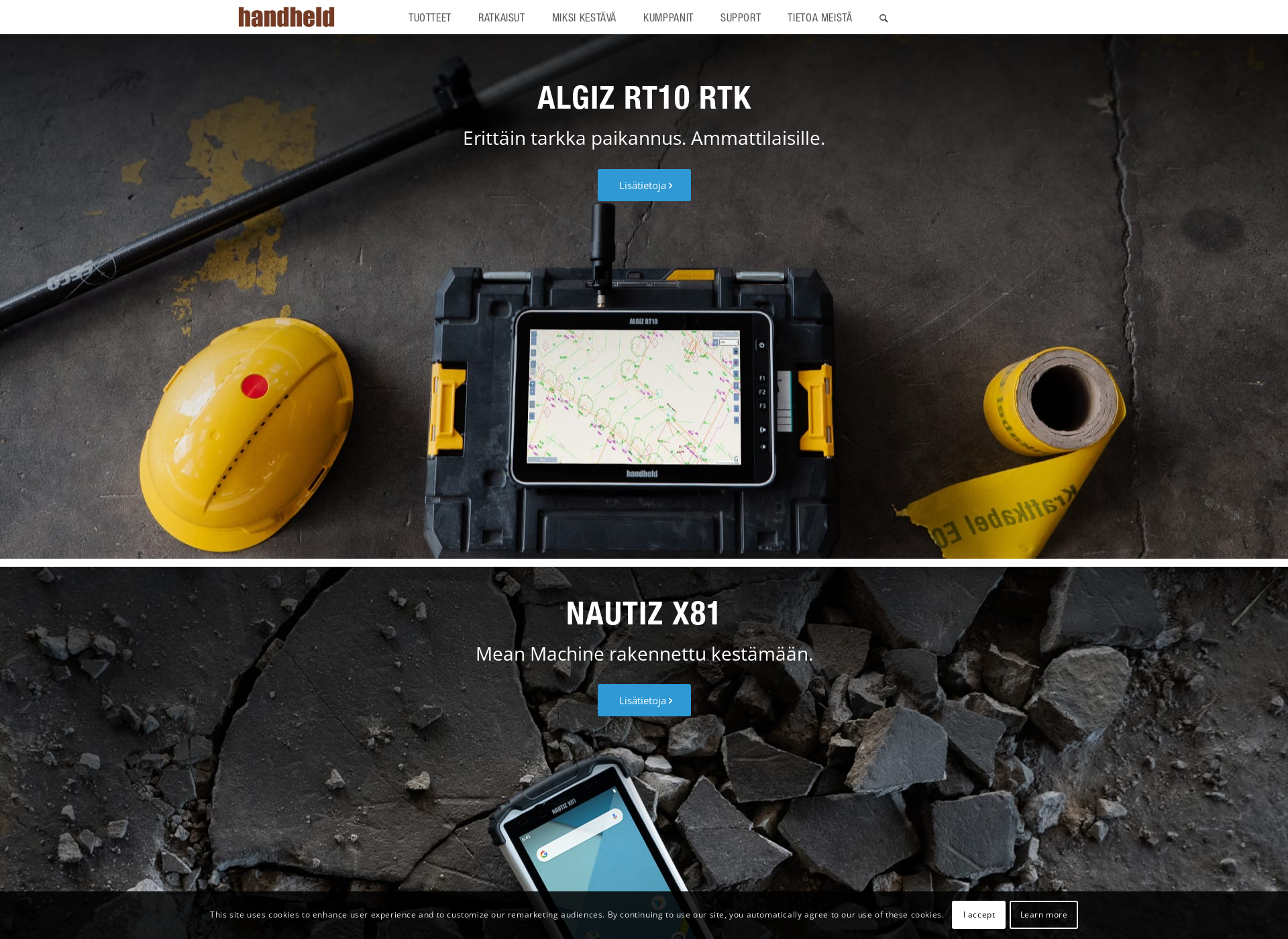 Screenshot for handheldfinland.com