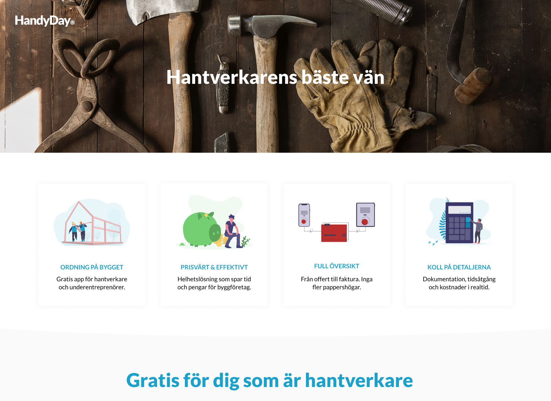 Screenshot for handycare.fi