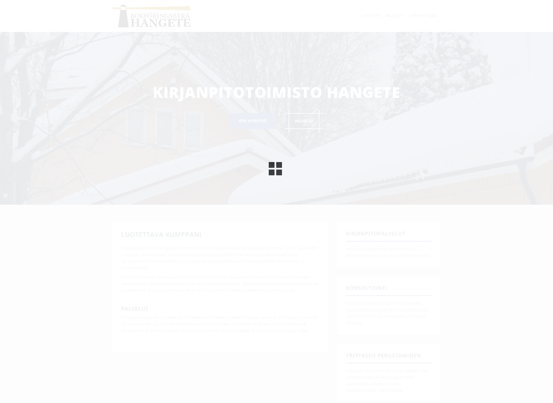 Screenshot for hangete.fi