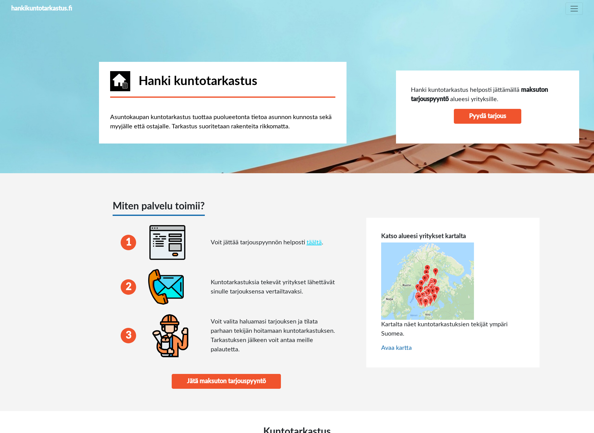 Screenshot for hankikuntotarkastus.fi