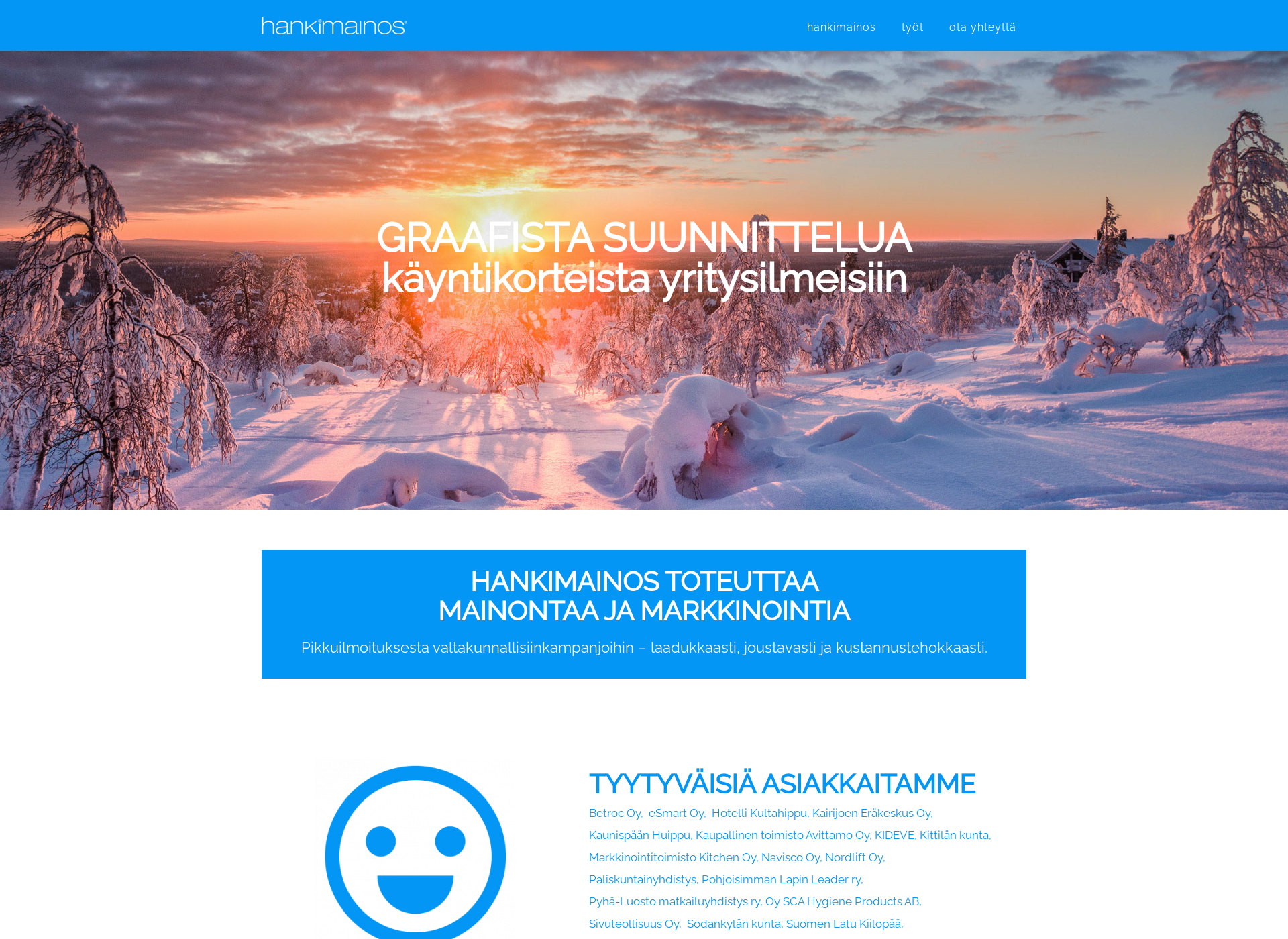 Screenshot for hankimainos.fi