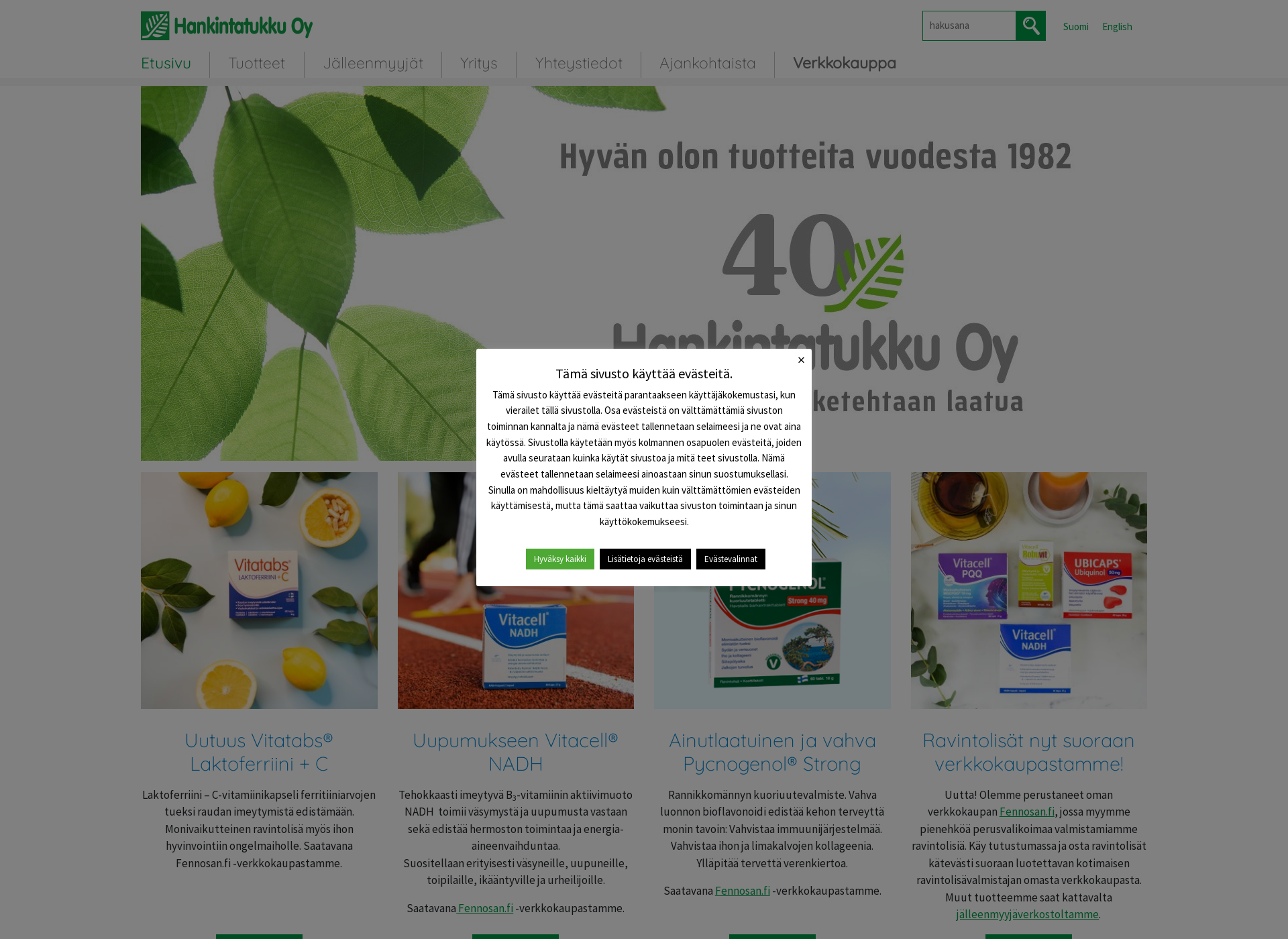 Screenshot for hankintatukku.com