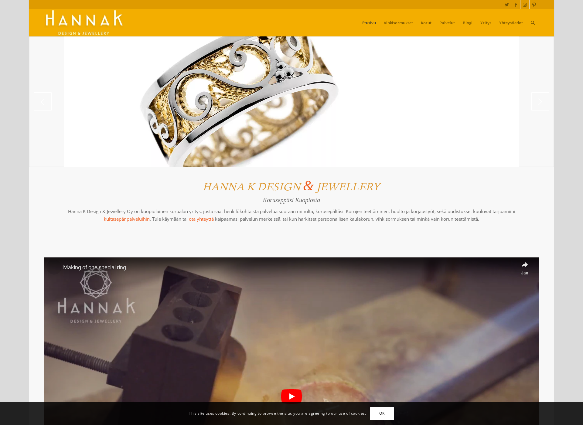 Screenshot for hannak.fi