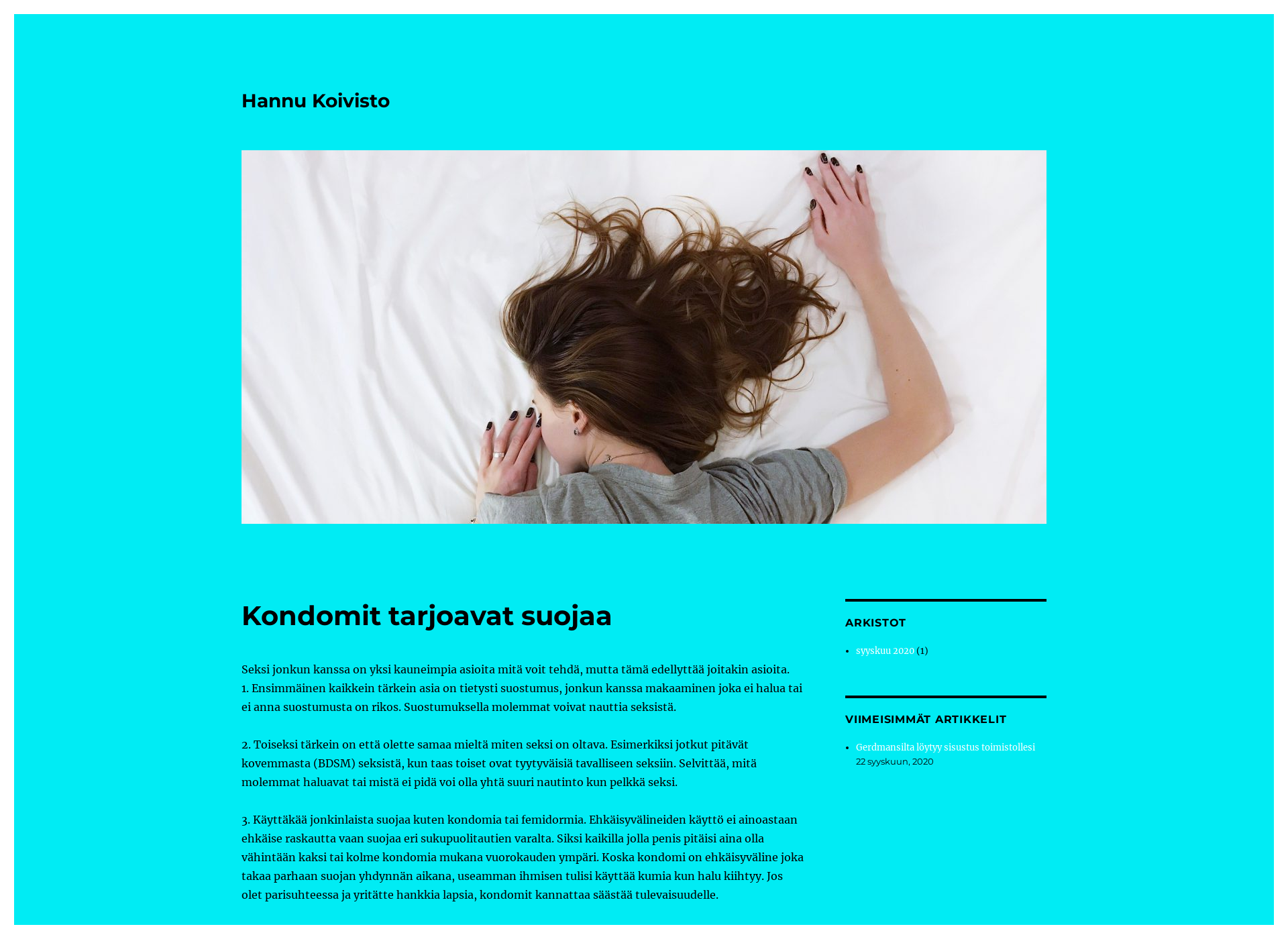 Screenshot for hannukoivisto.fi