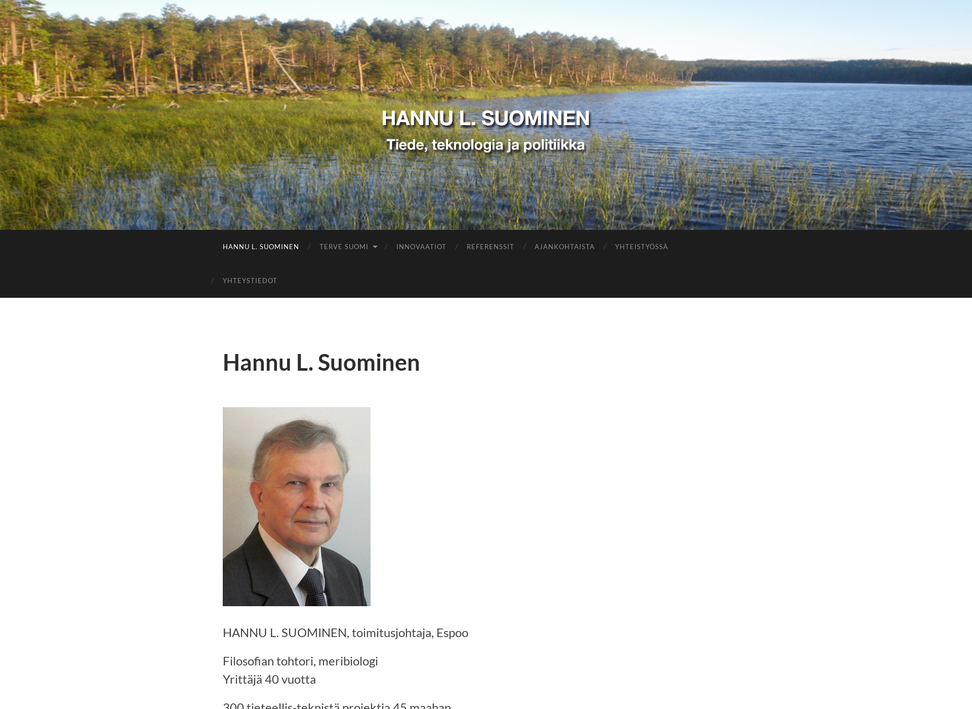 Screenshot for hannulsuominen.fi
