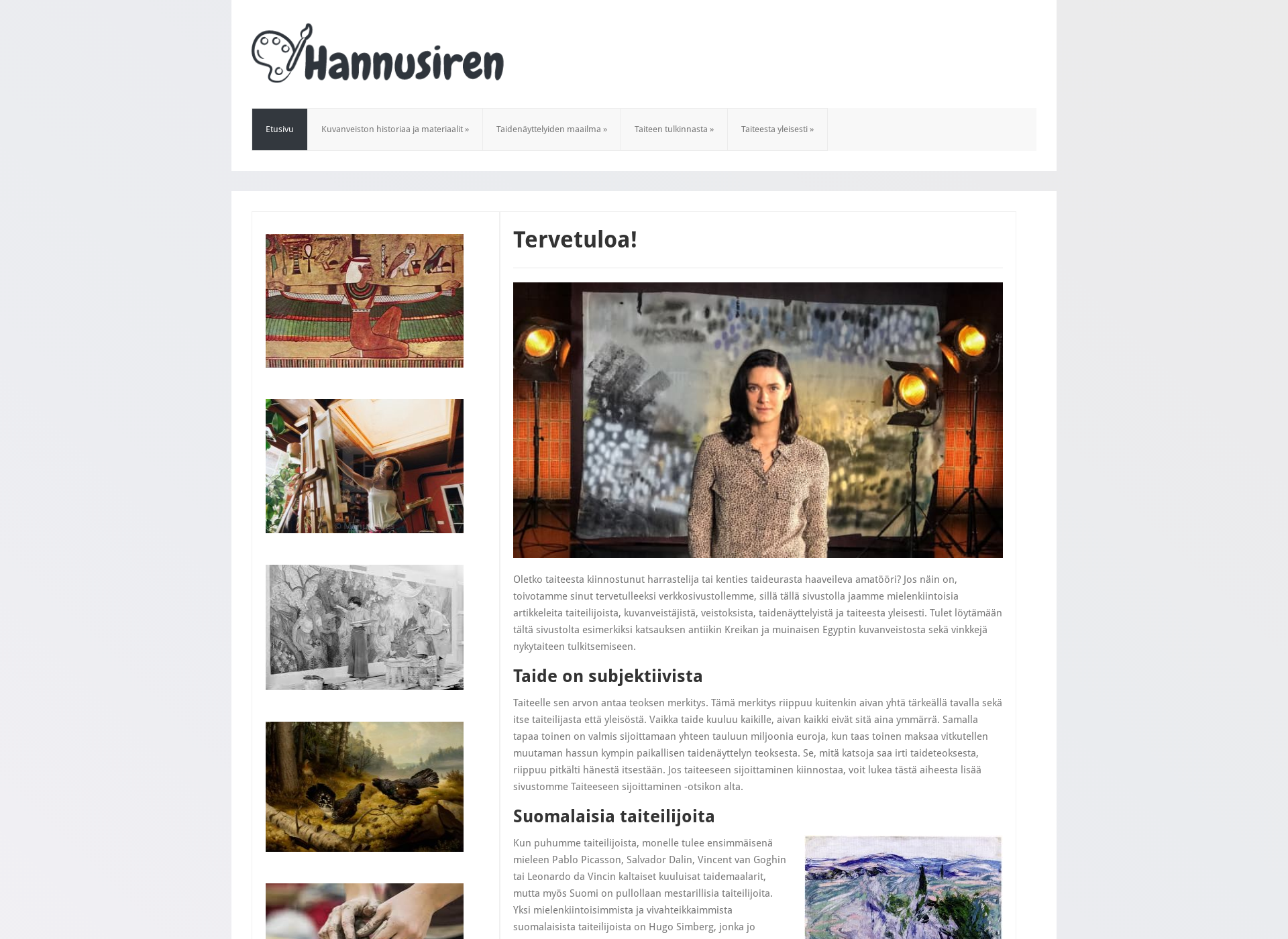 Screenshot for hannusiren.fi