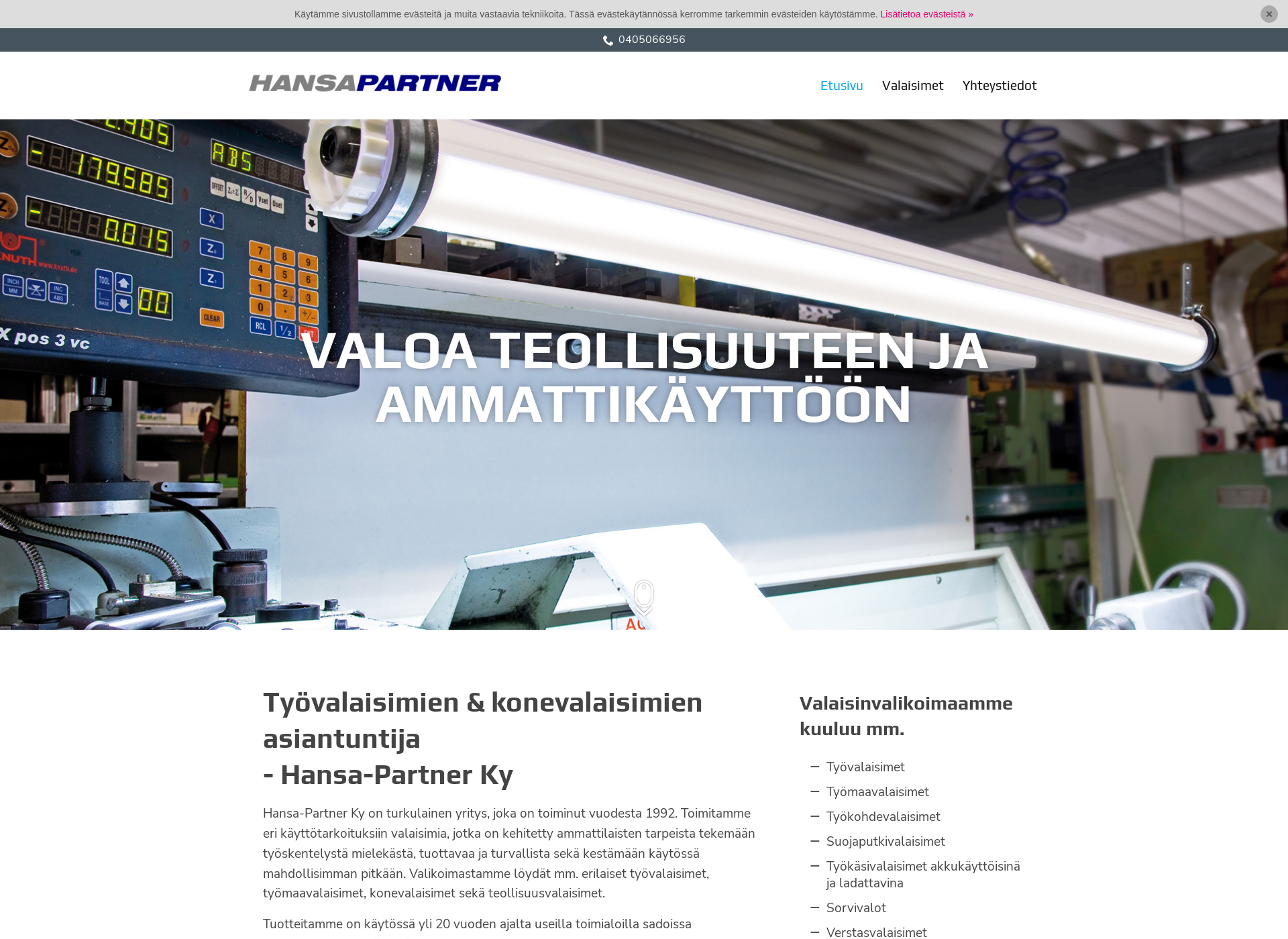 Näyttökuva hansapartner.fi