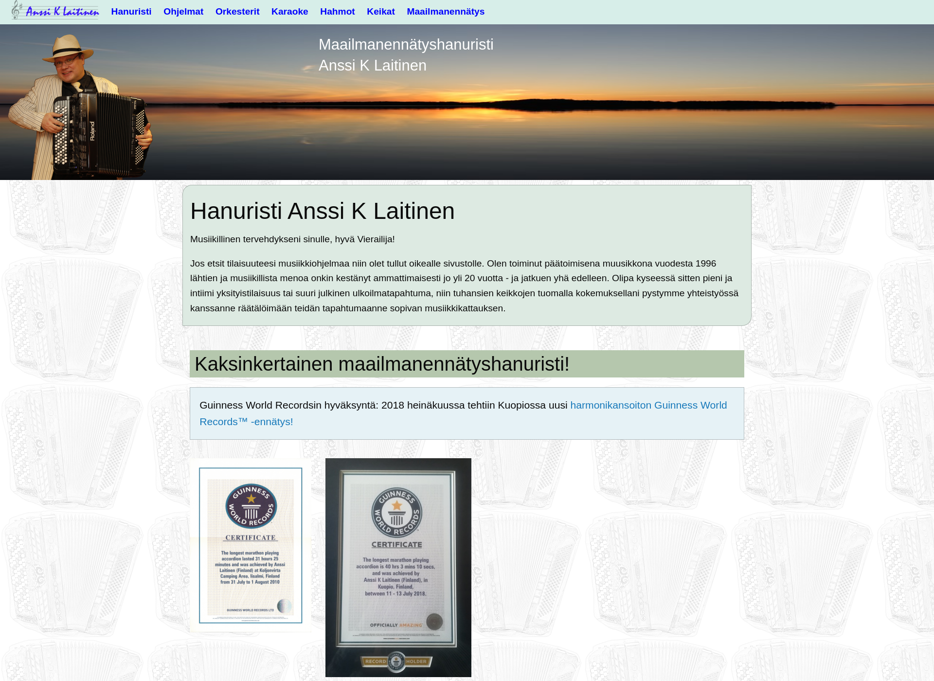 Screenshot for hanuristi.fi