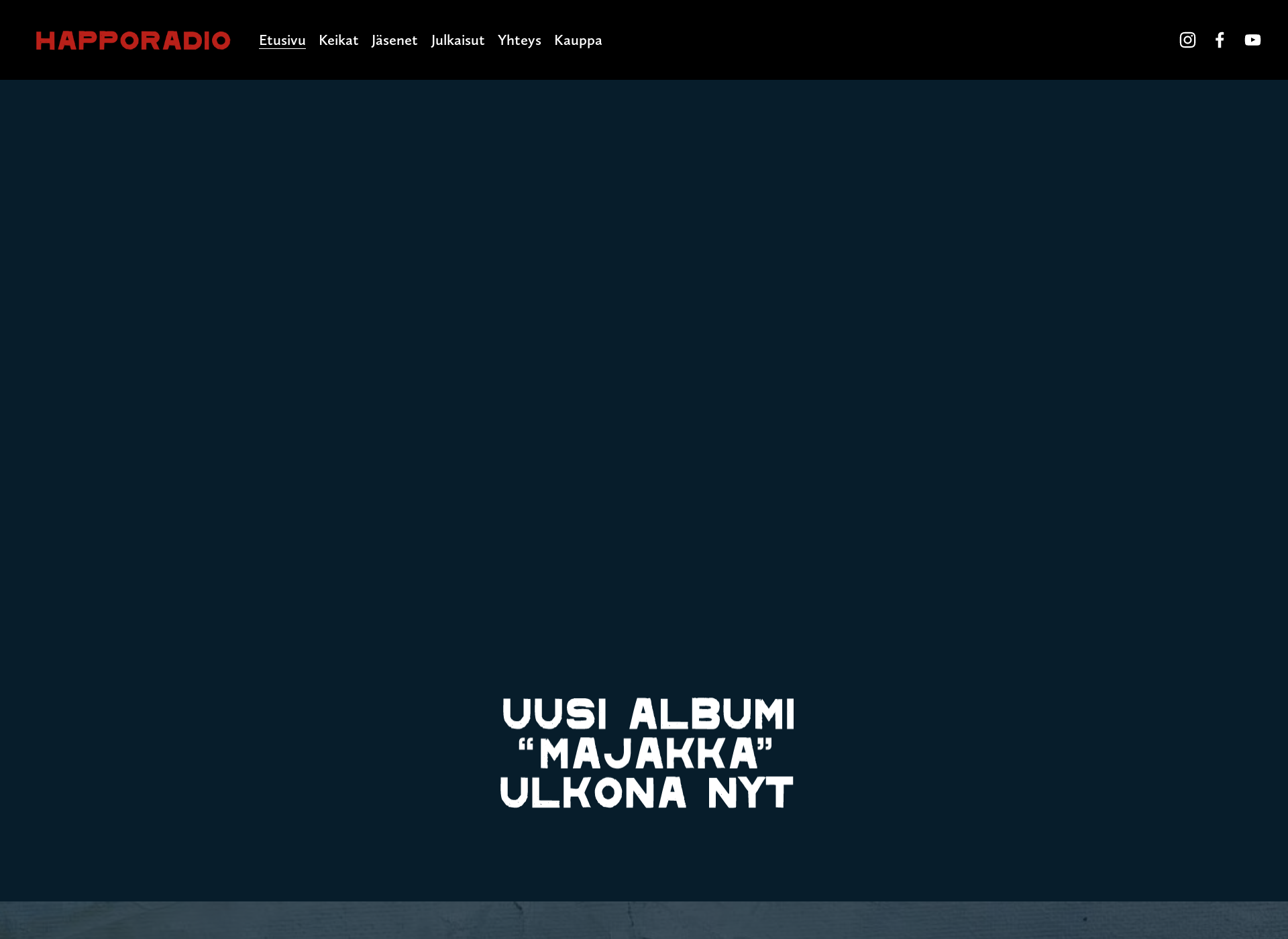 Screenshot for happoradio.fi