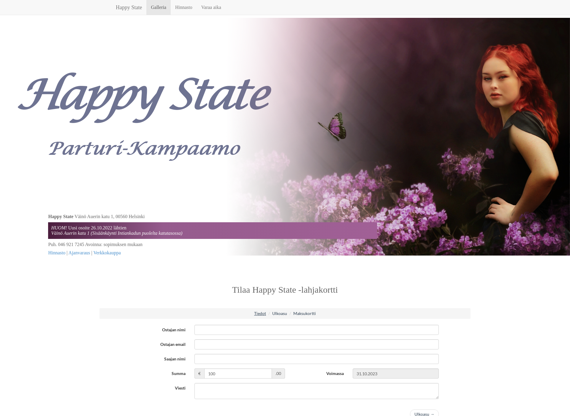 Screenshot for happystate.fi