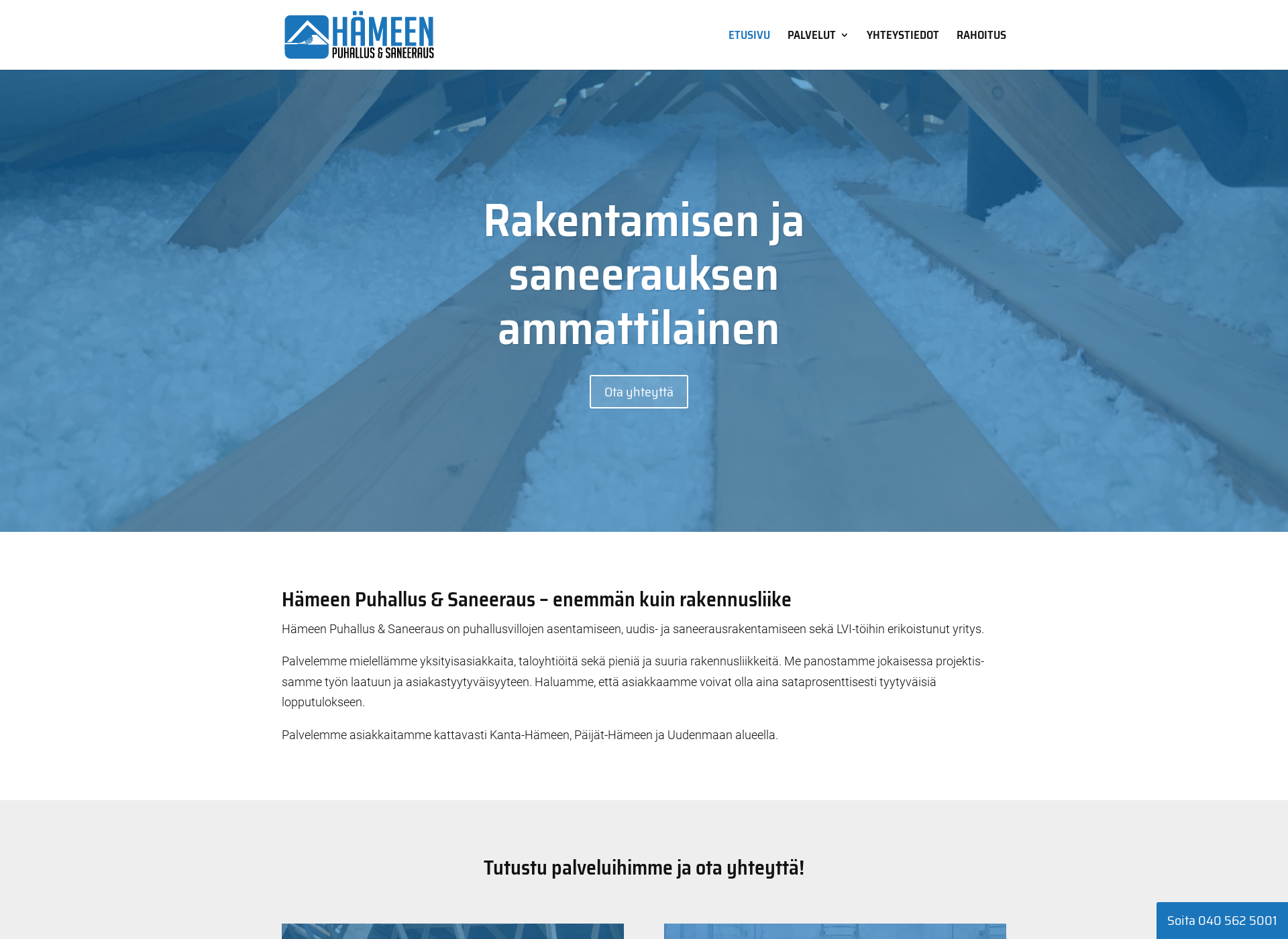 Skärmdump för hapusa.fi
