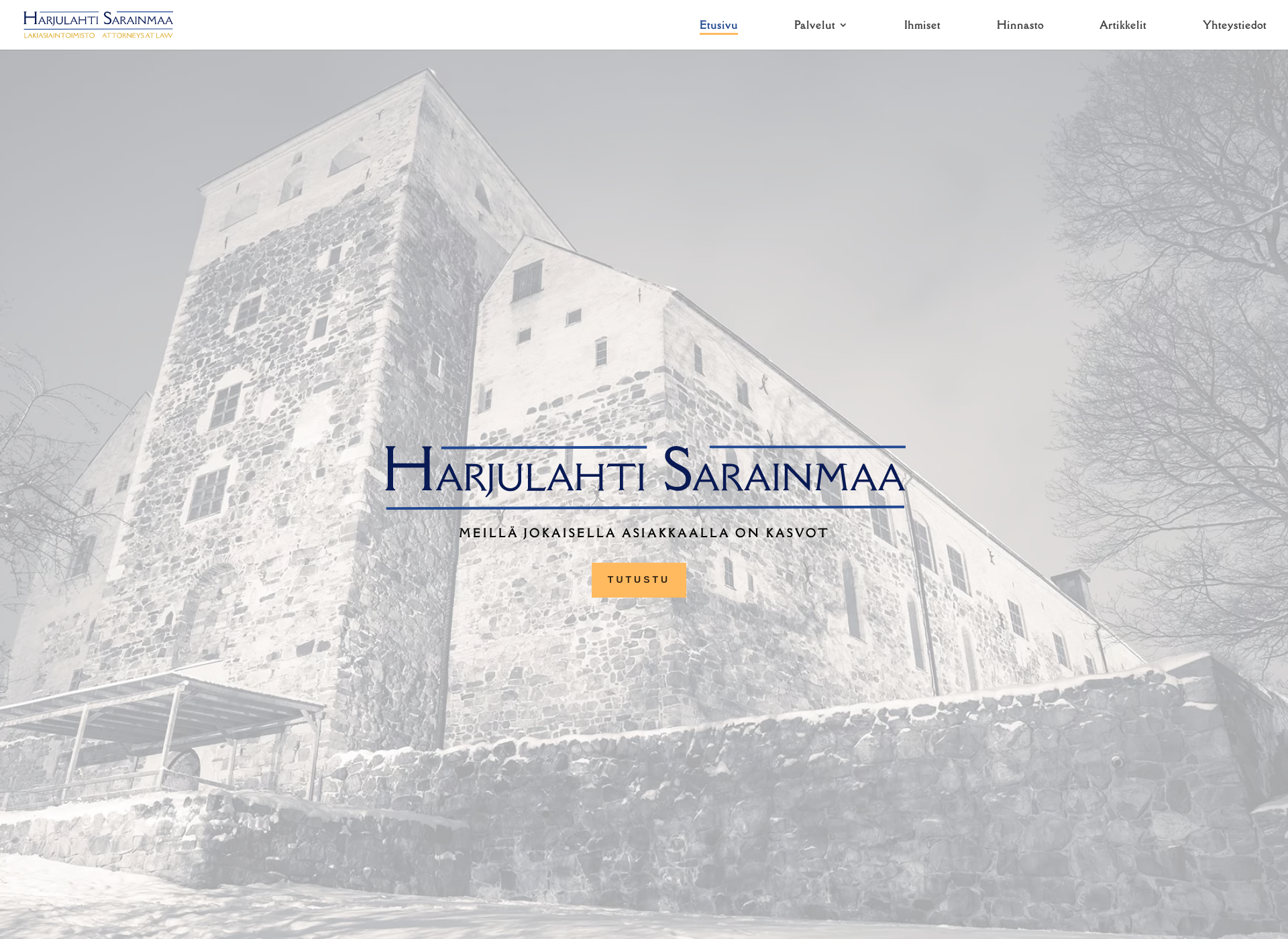 Screenshot for harjulahtisarainmaa.fi