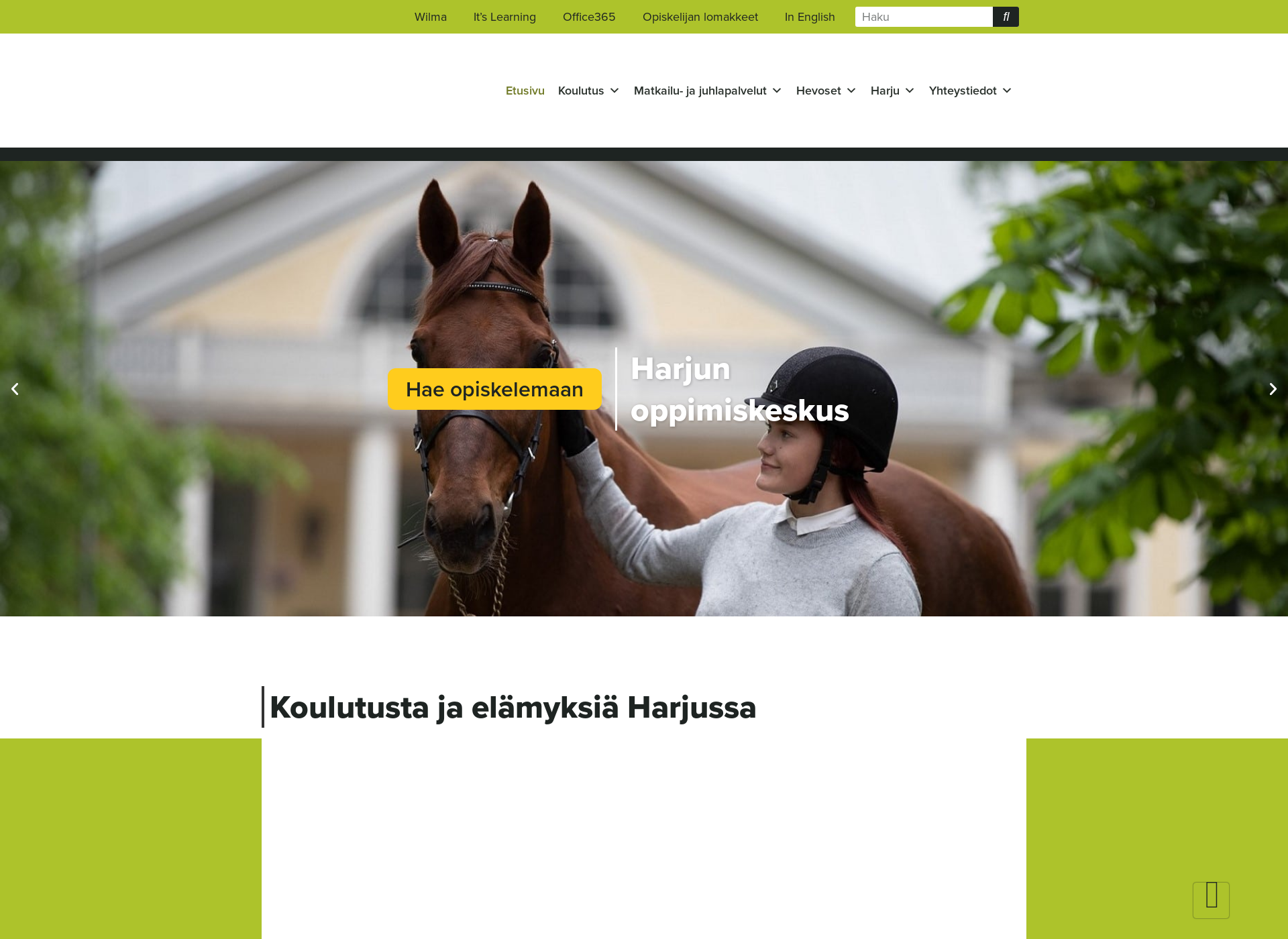 Screenshot for harjunopk.fi