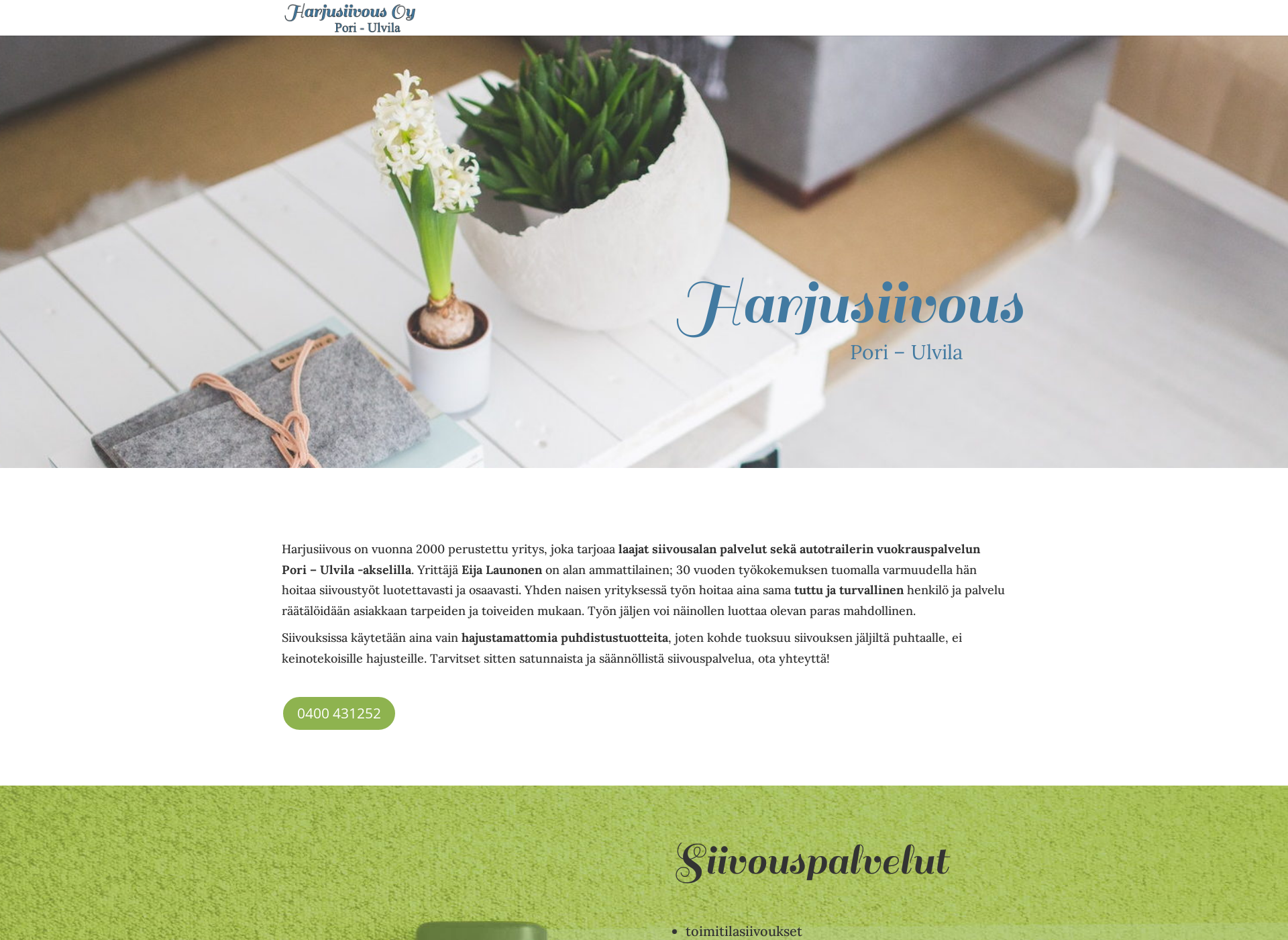 Screenshot for harjusiivous.fi