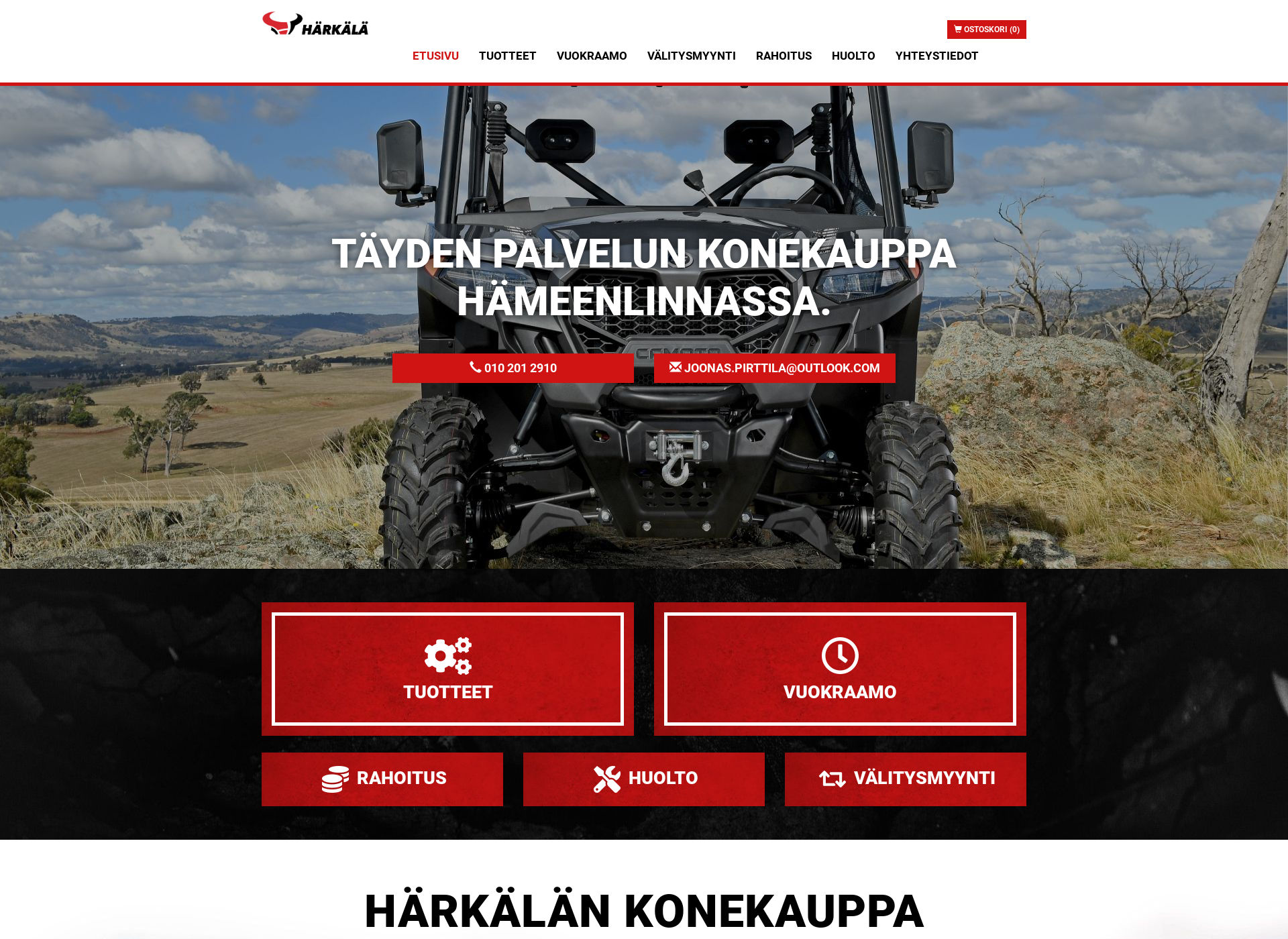 Screenshot for harkala.fi
