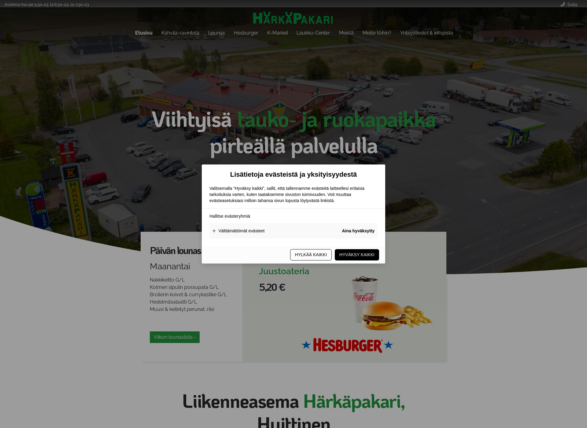 Näyttökuva harkapakari.fi