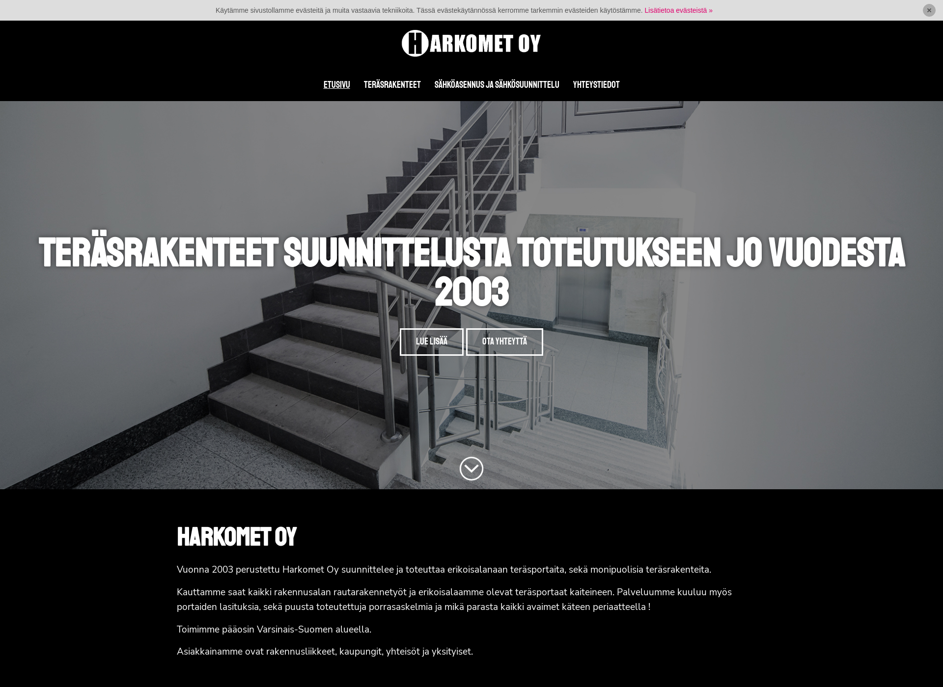 Screenshot for harkomet.fi