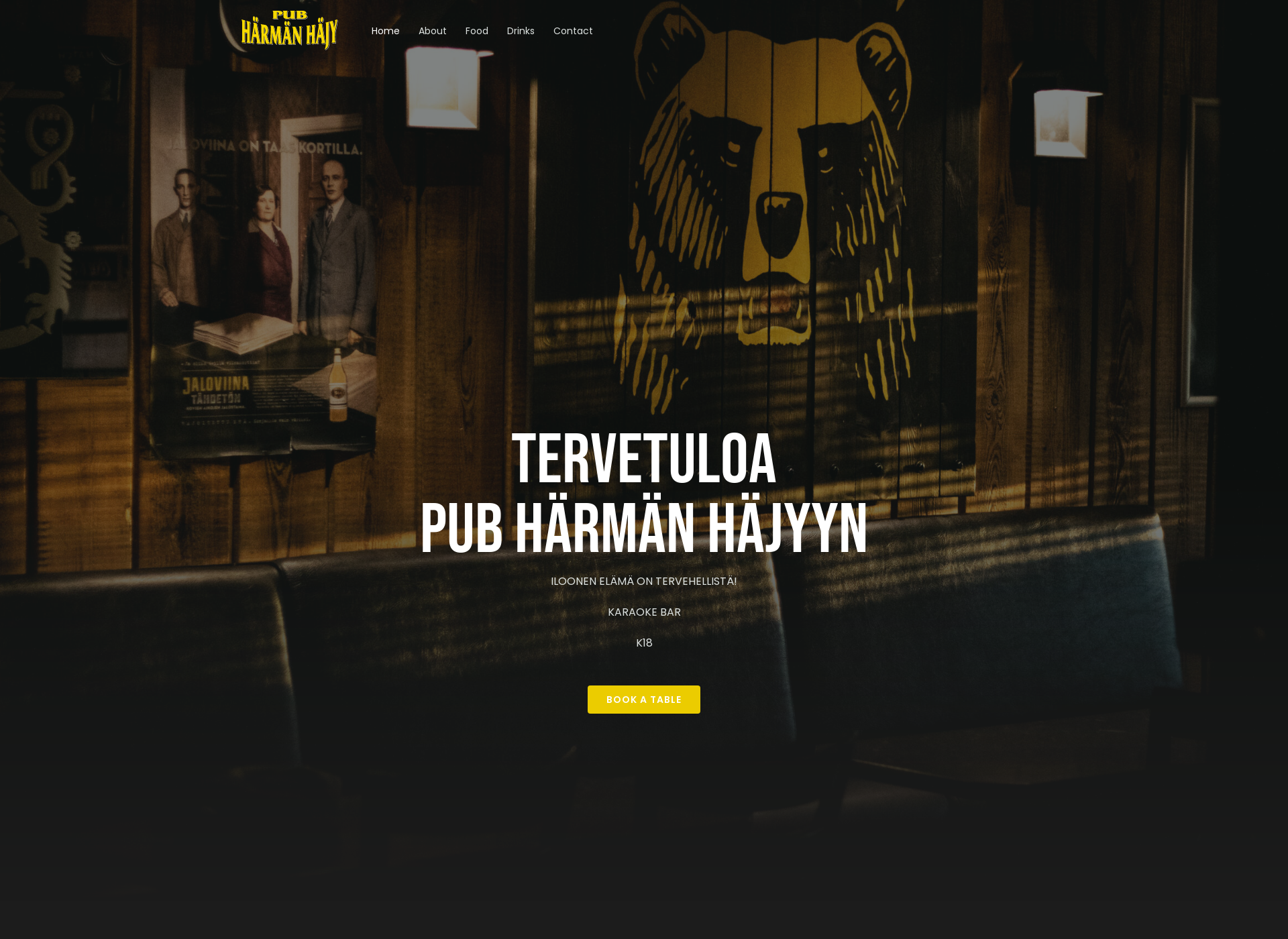 Skärmdump för harmanhajy.fi