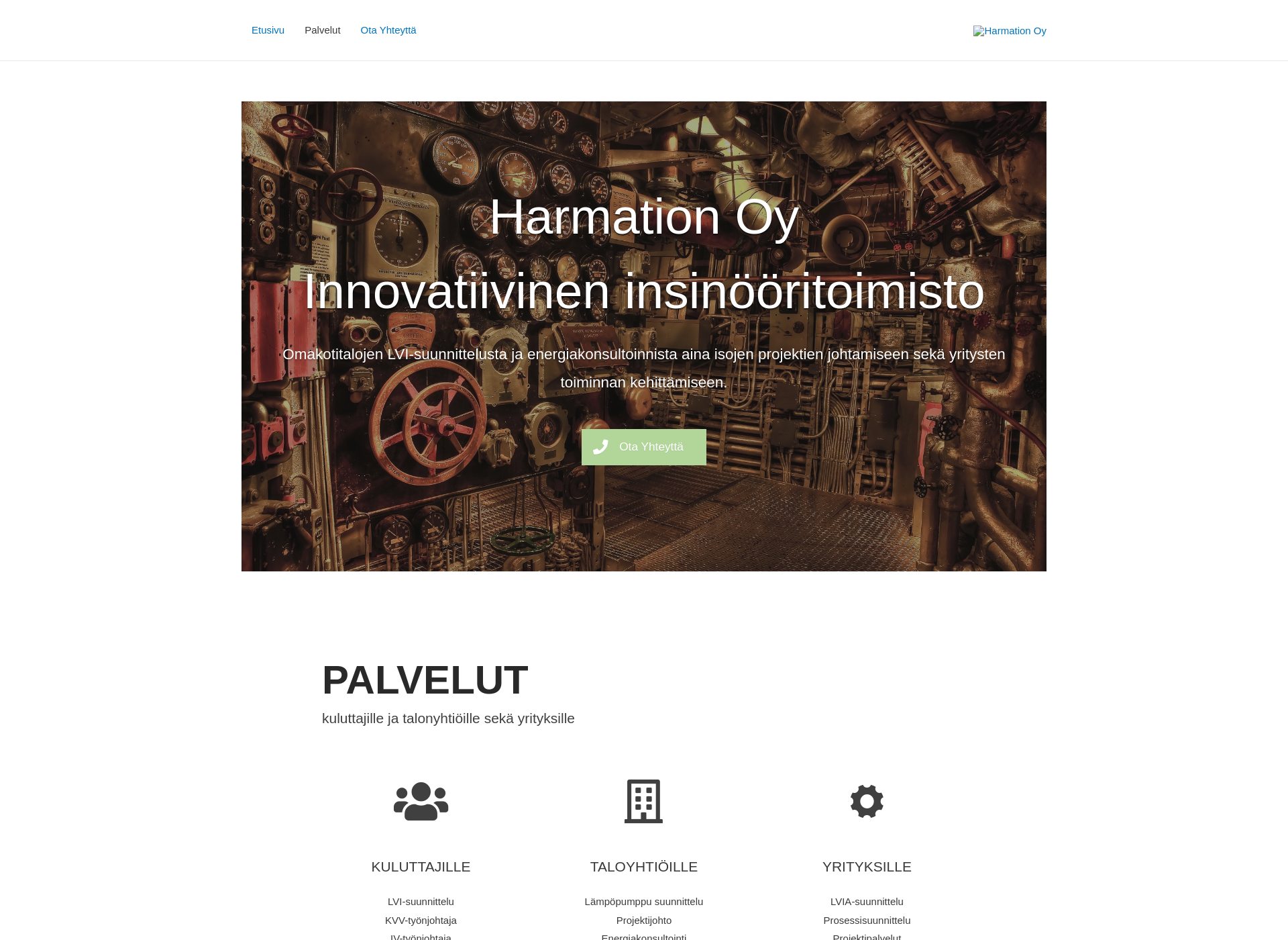 Screenshot for harmation.fi