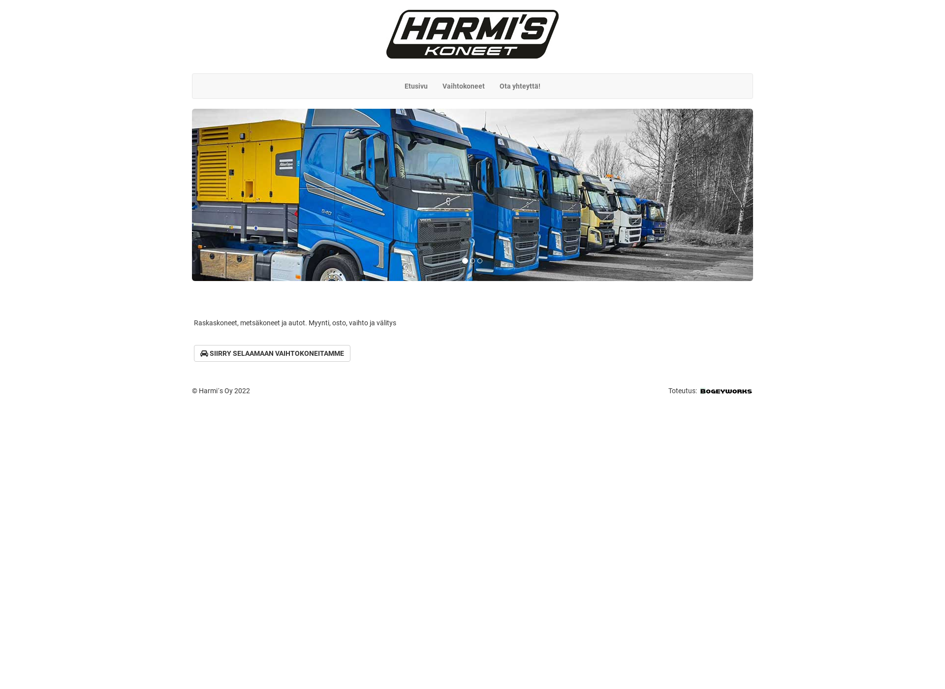 Screenshot for harmis.fi