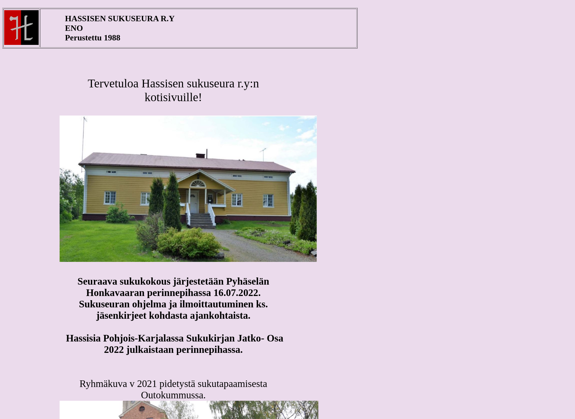 Screenshot for hassisensukuseura.fi