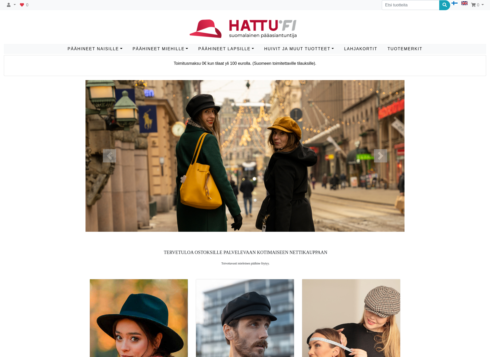 Screenshot for hattu.fi