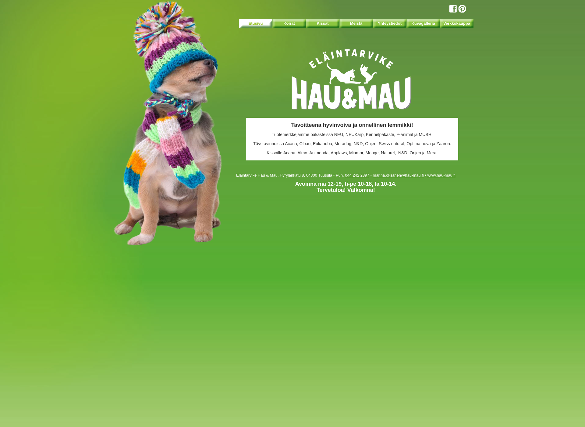 Screenshot for hau-mau.fi