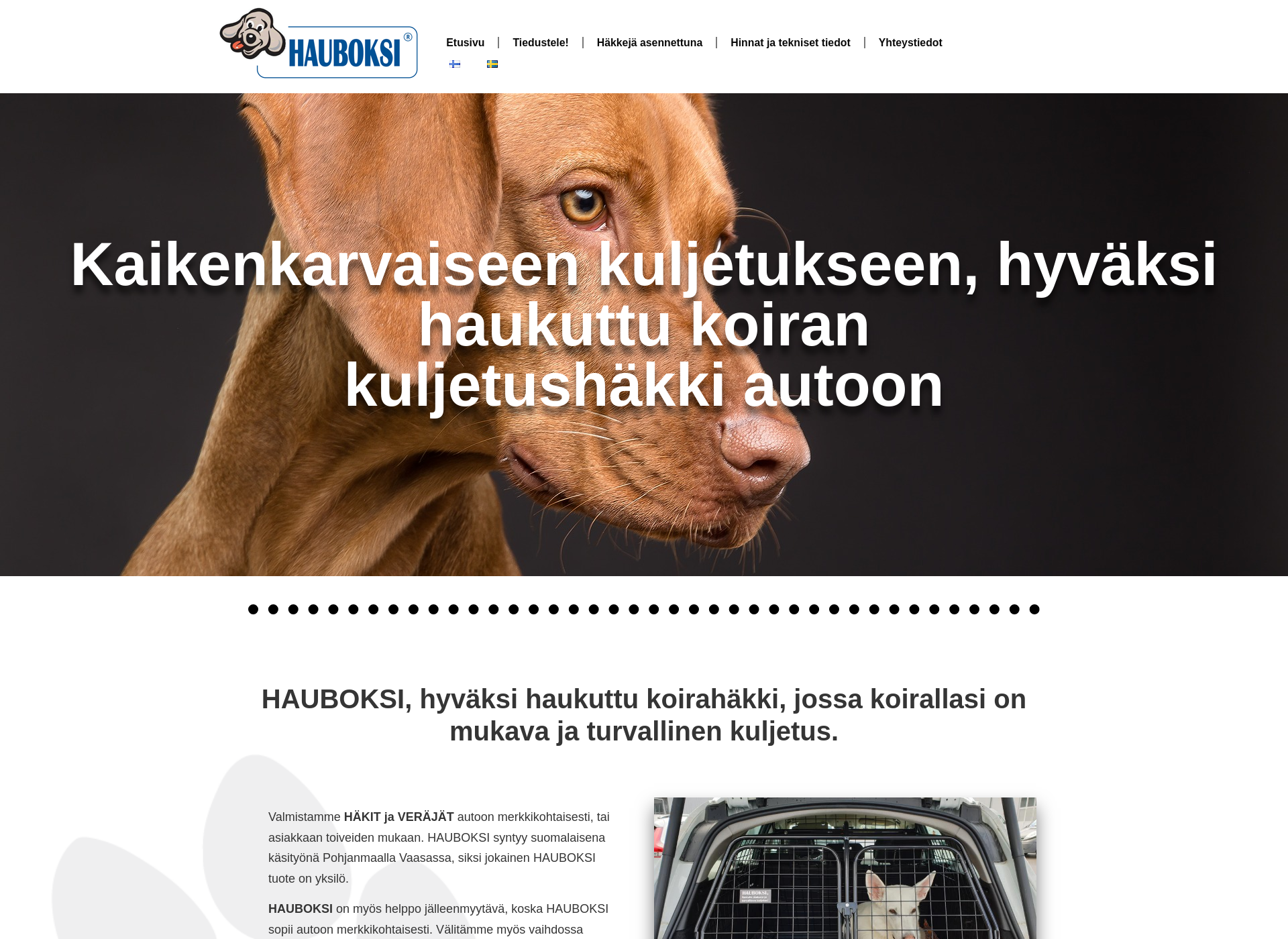 Screenshot for hauboksi.fi