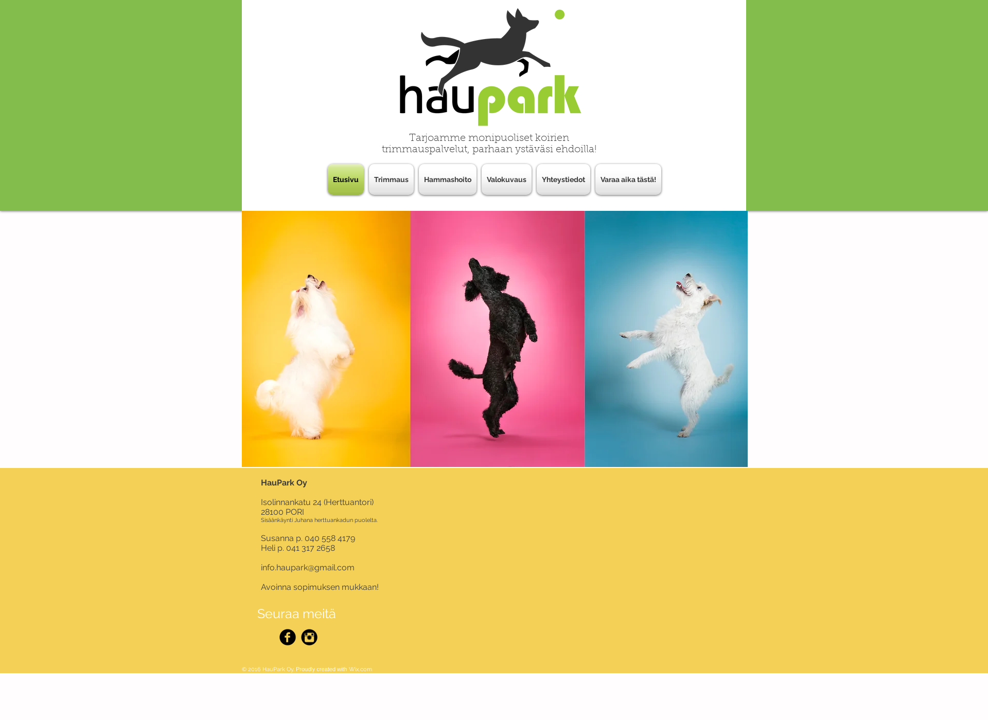 Screenshot for haupark.fi