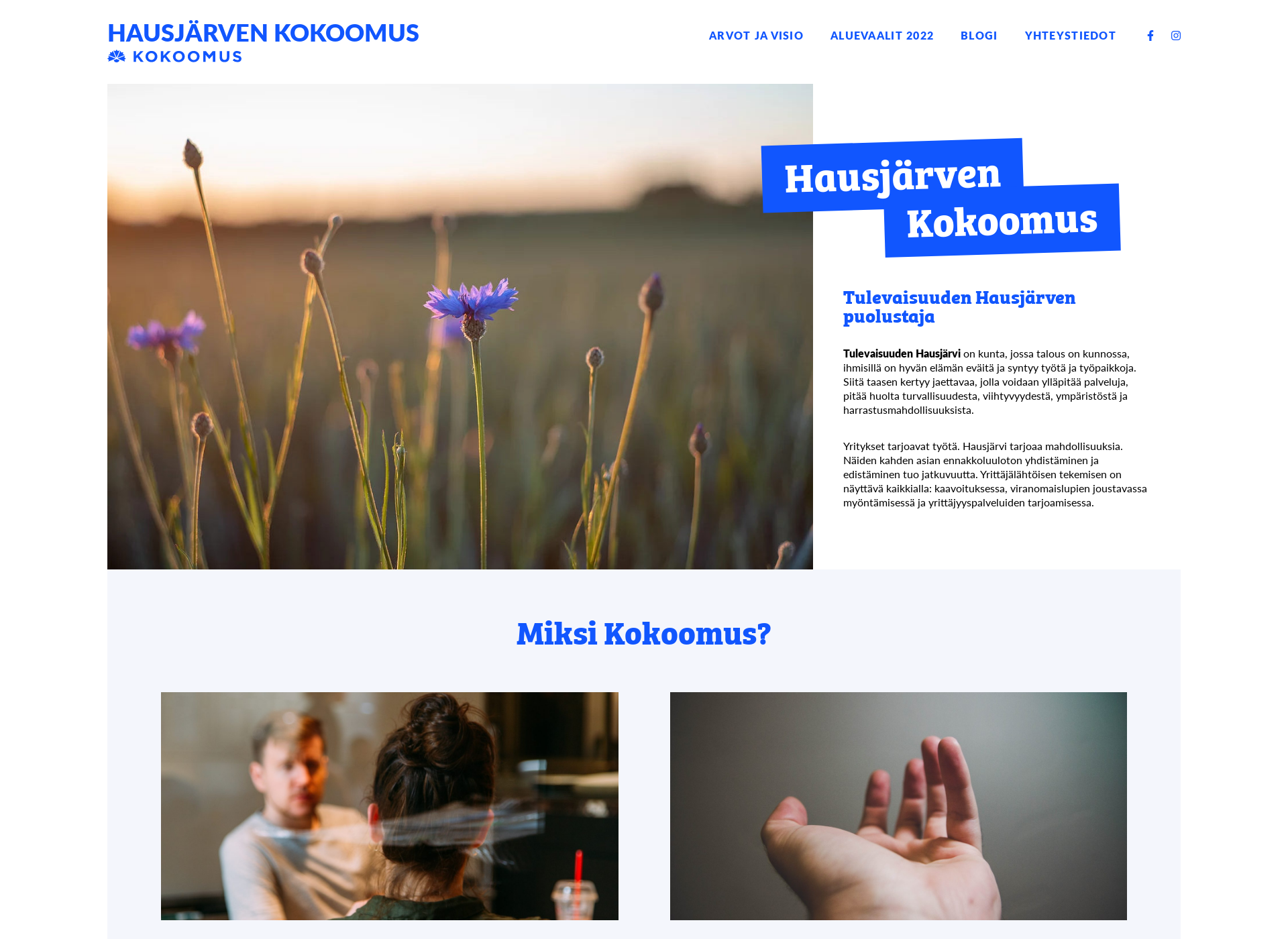 Screenshot for hausjarvenkokoomus.fi