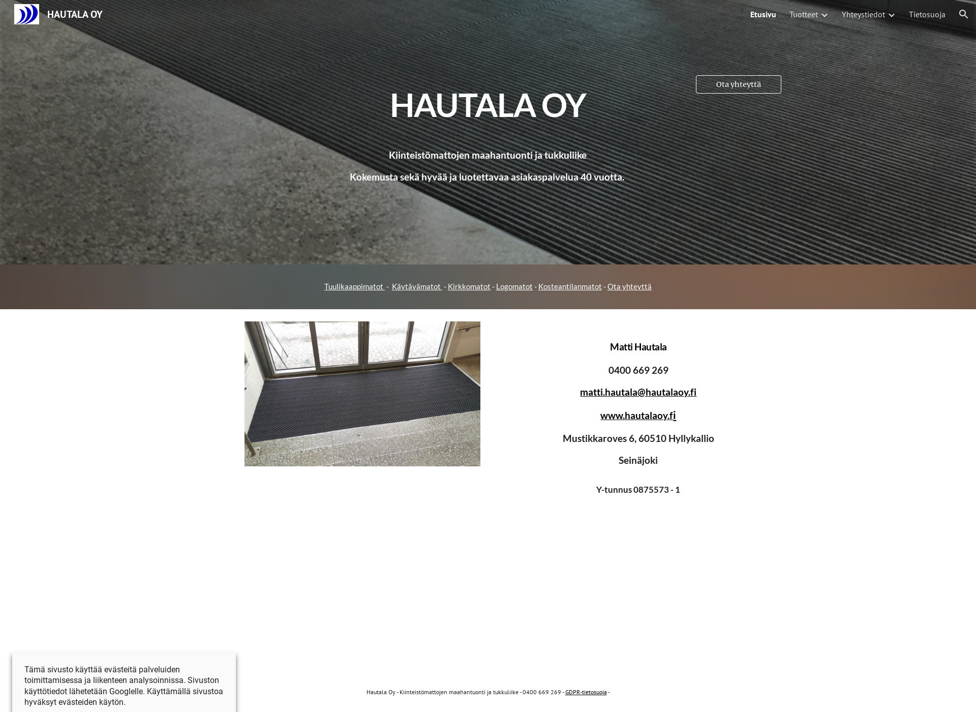 Screenshot for hautalaoy.fi