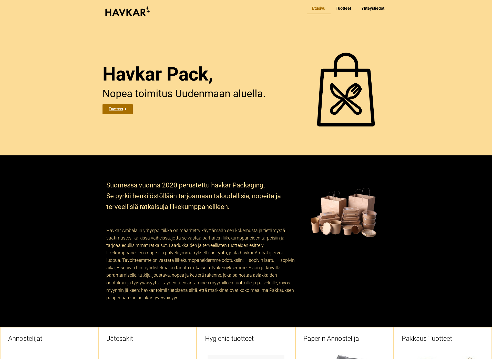 Screenshot for havkar.fi