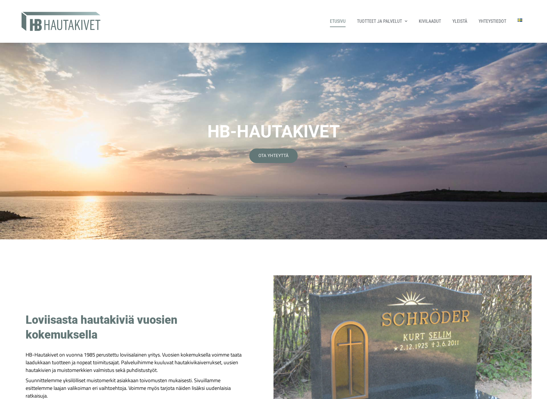 Screenshot for hb-hautakivet.fi