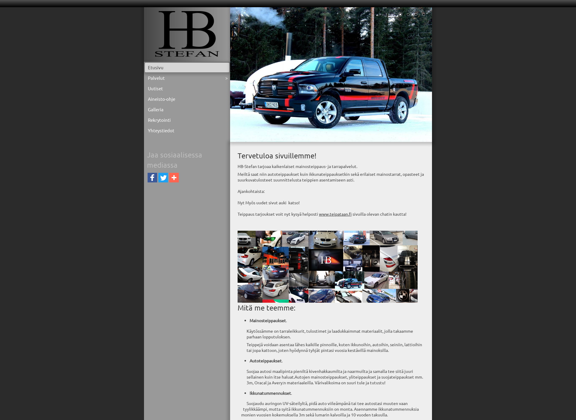 Screenshot for hb-stefan.fi