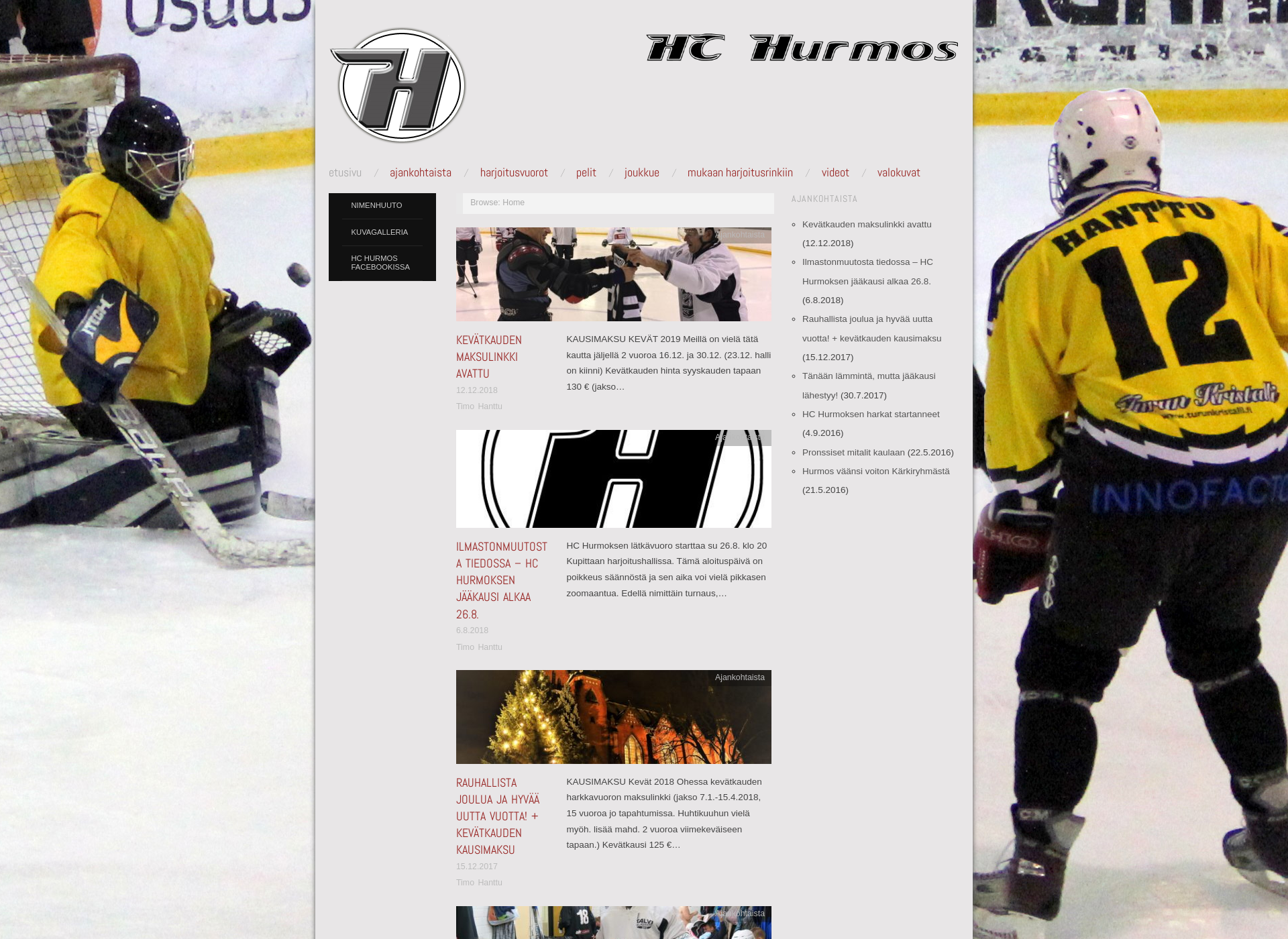 Screenshot for hchurmos.fi