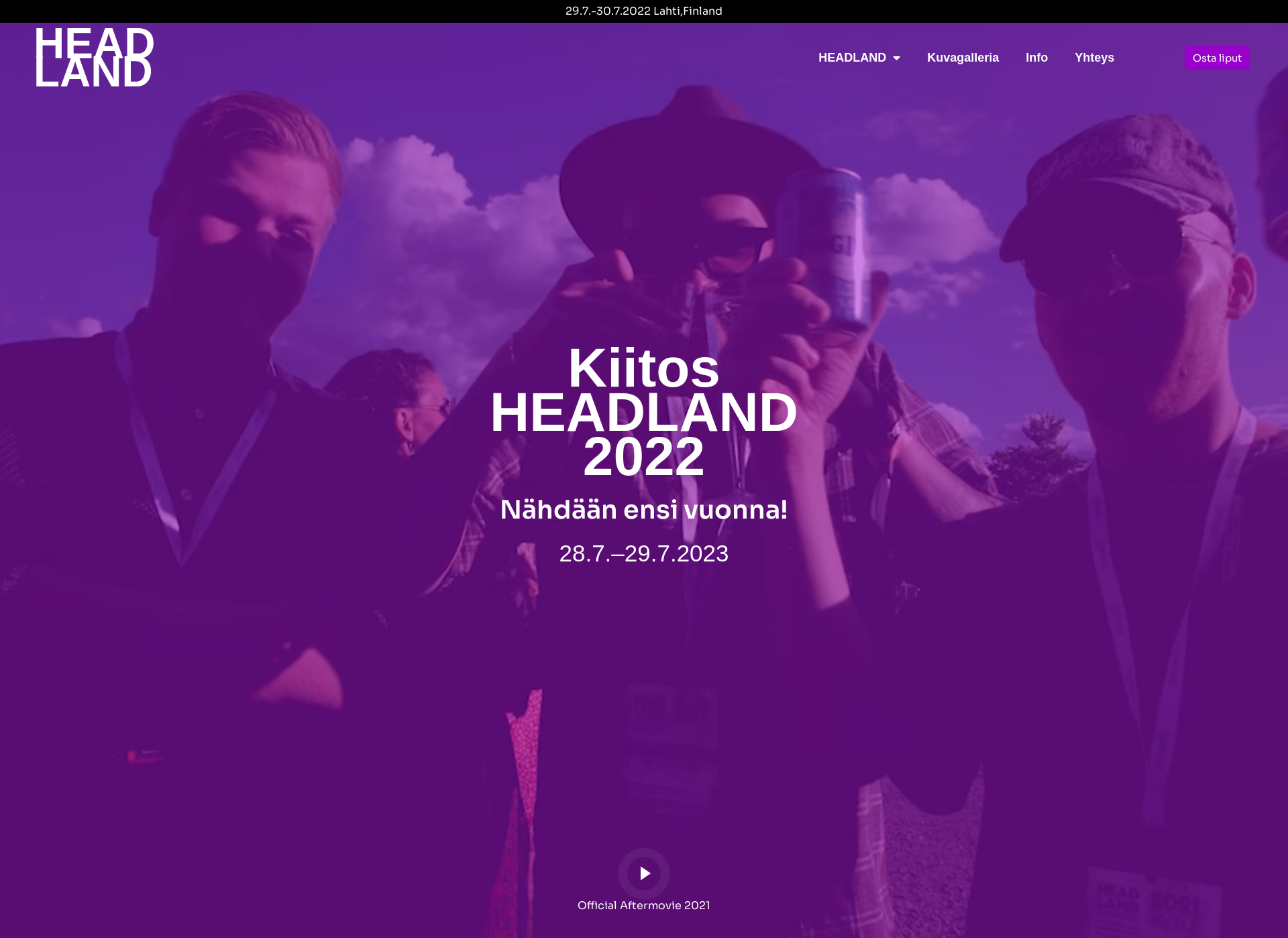 Screenshot for headland.fi