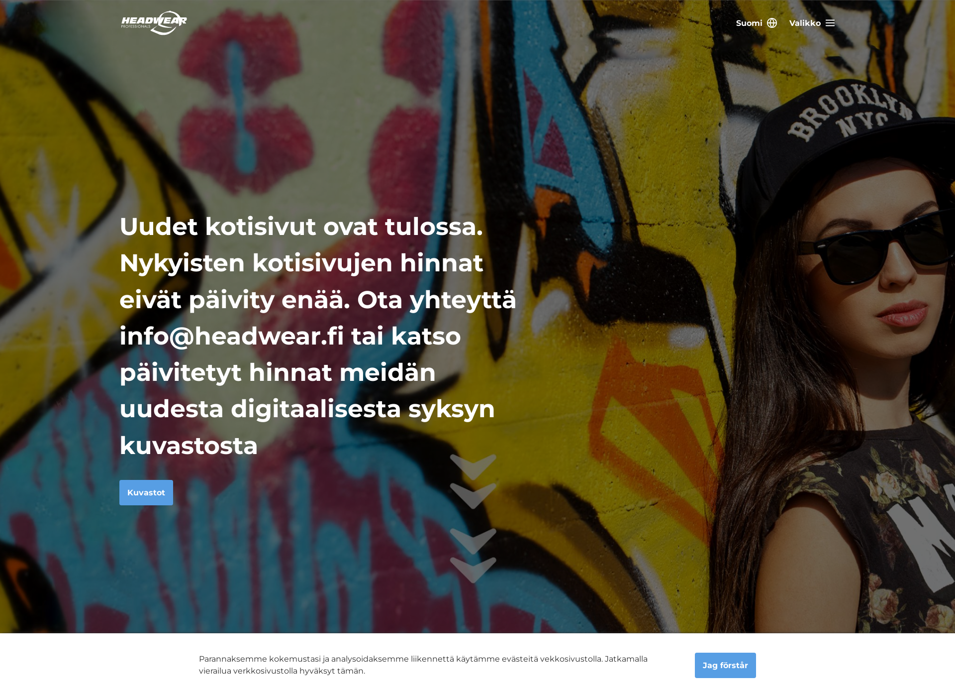 Screenshot for headwear.fi