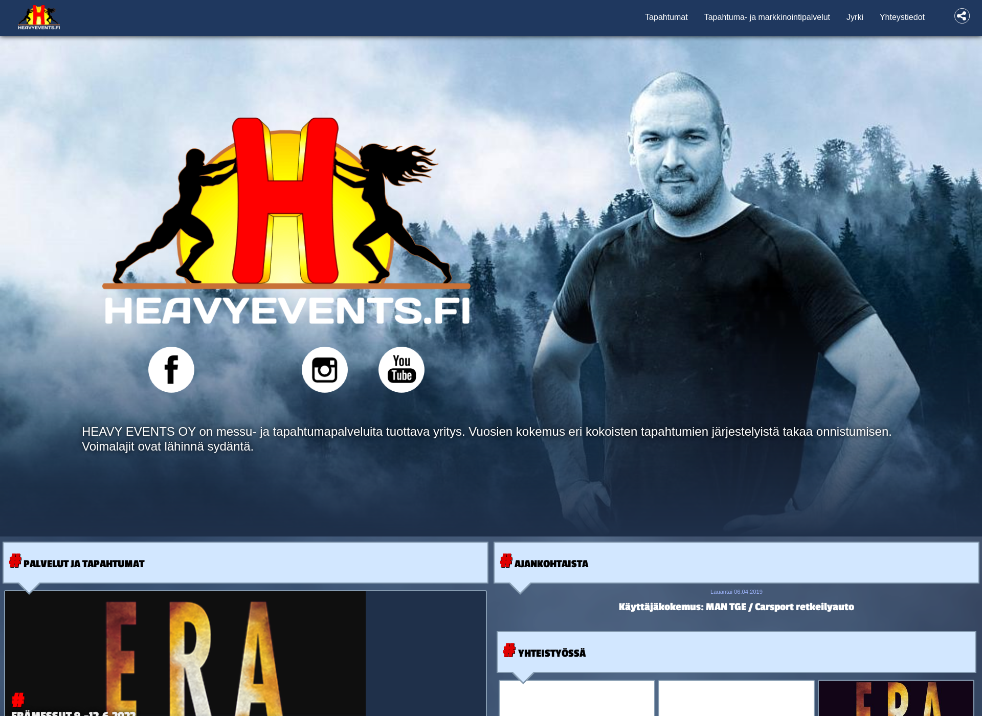 Screenshot for heavyevents.fi