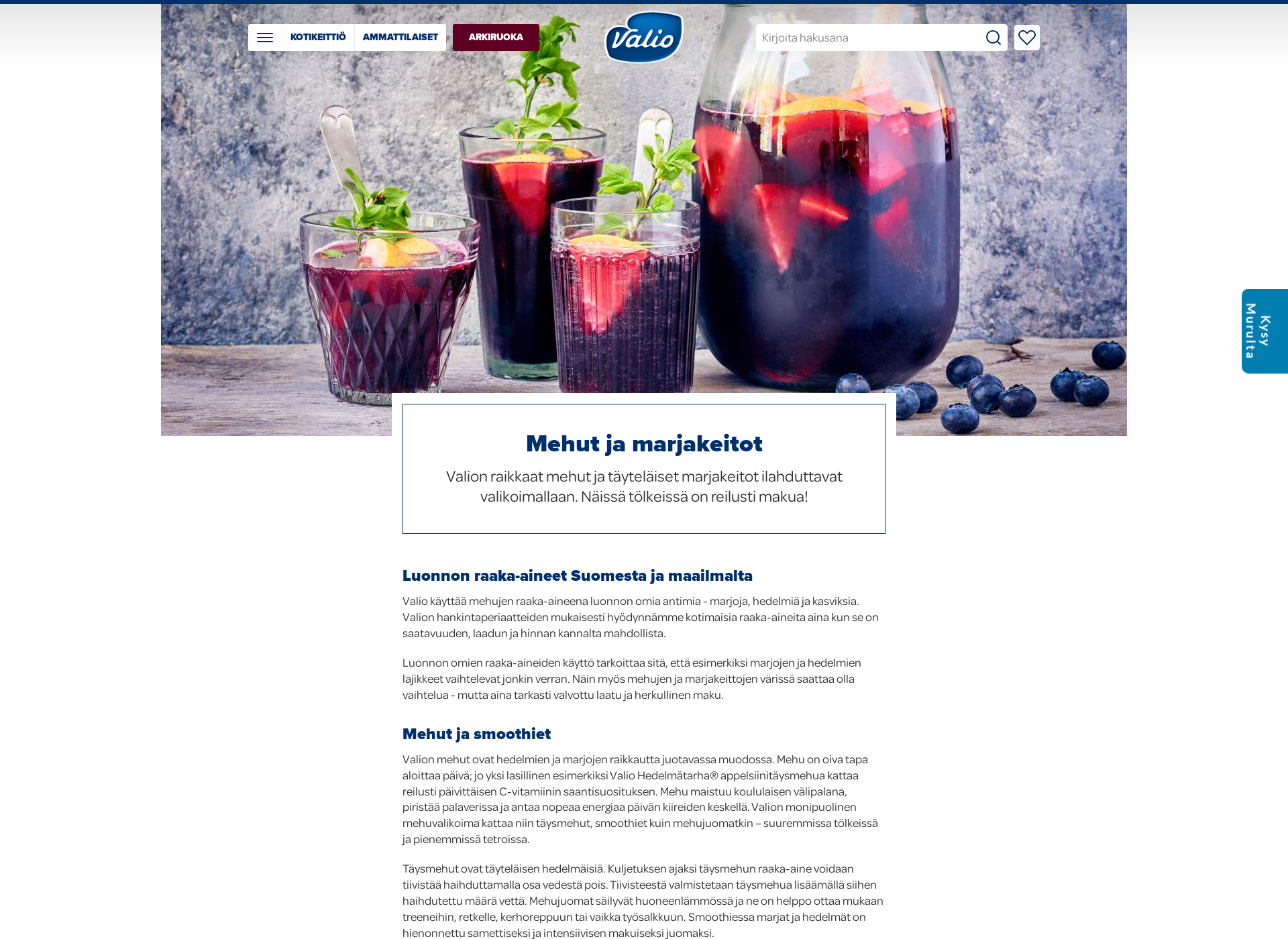 Screenshot for hedelmätarha.fi