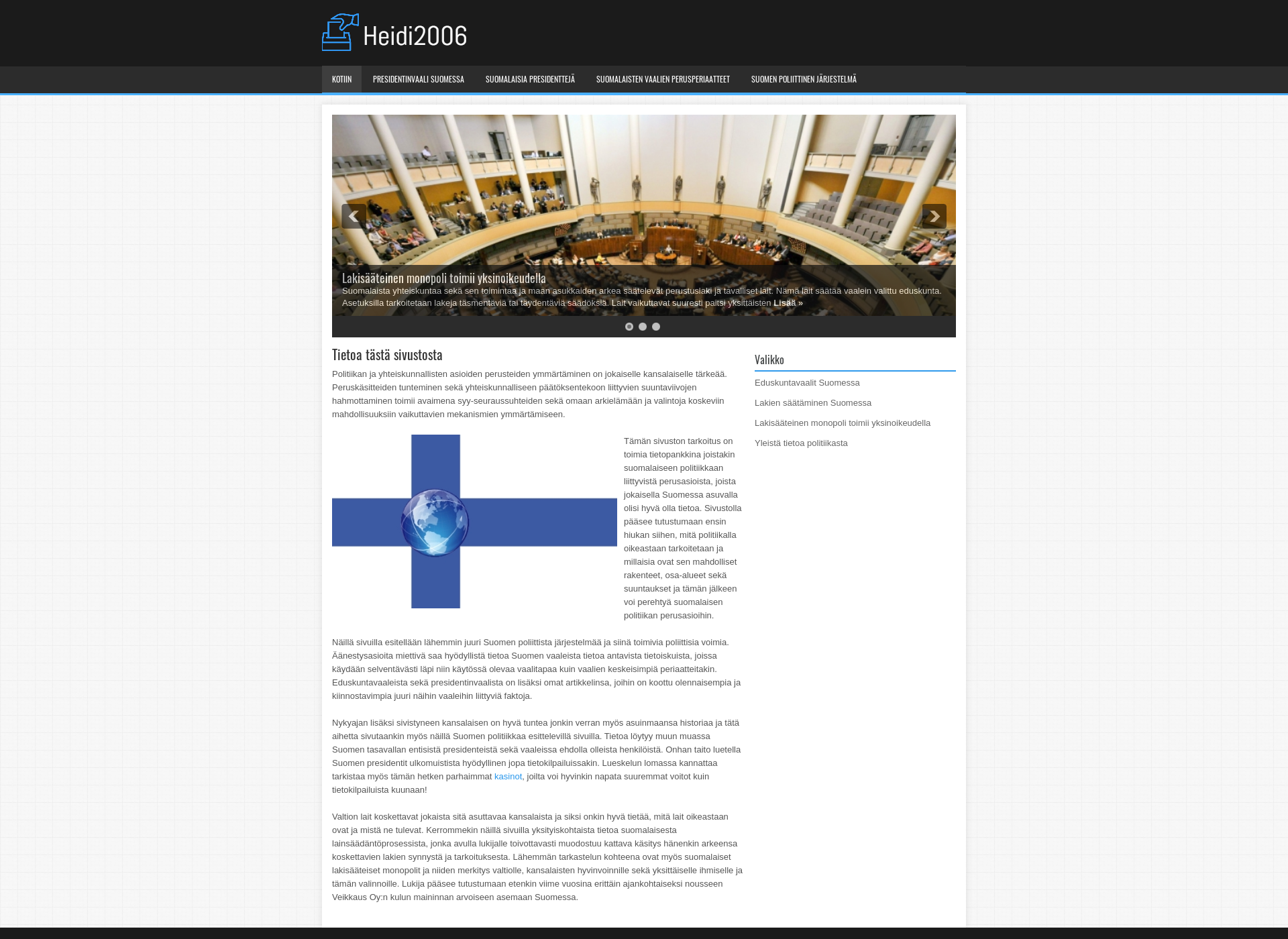 Screenshot for heidi2006.fi