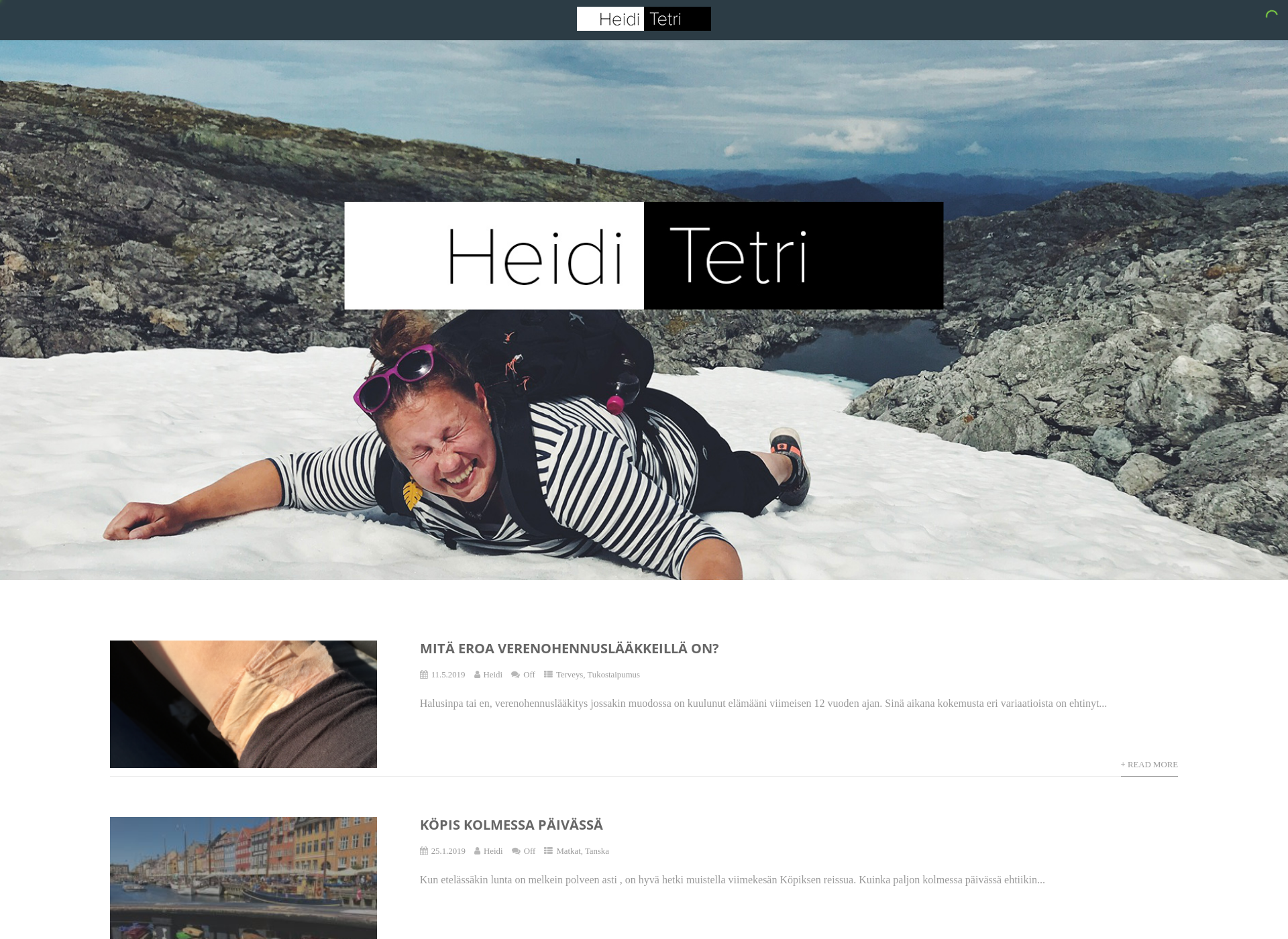 Screenshot for heiditetri.fi