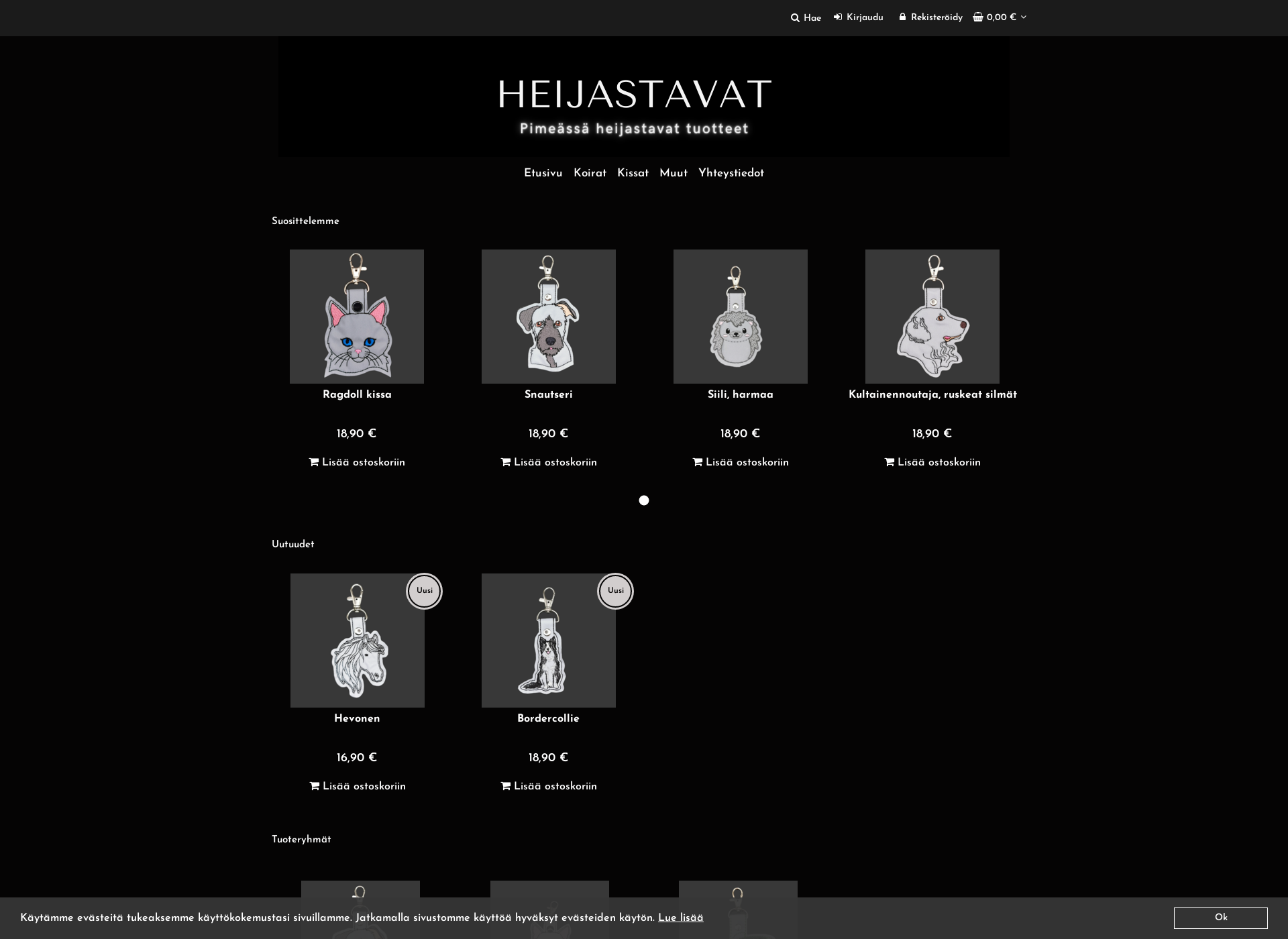 Screenshot for heijastavat.fi