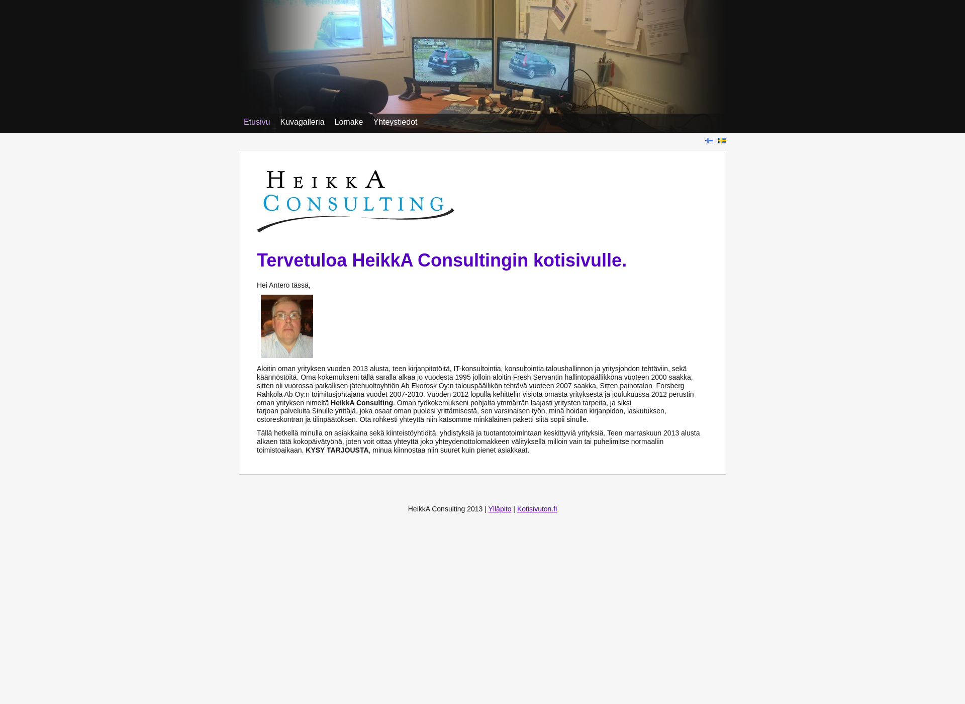 Screenshot for heikkaconsulting.fi