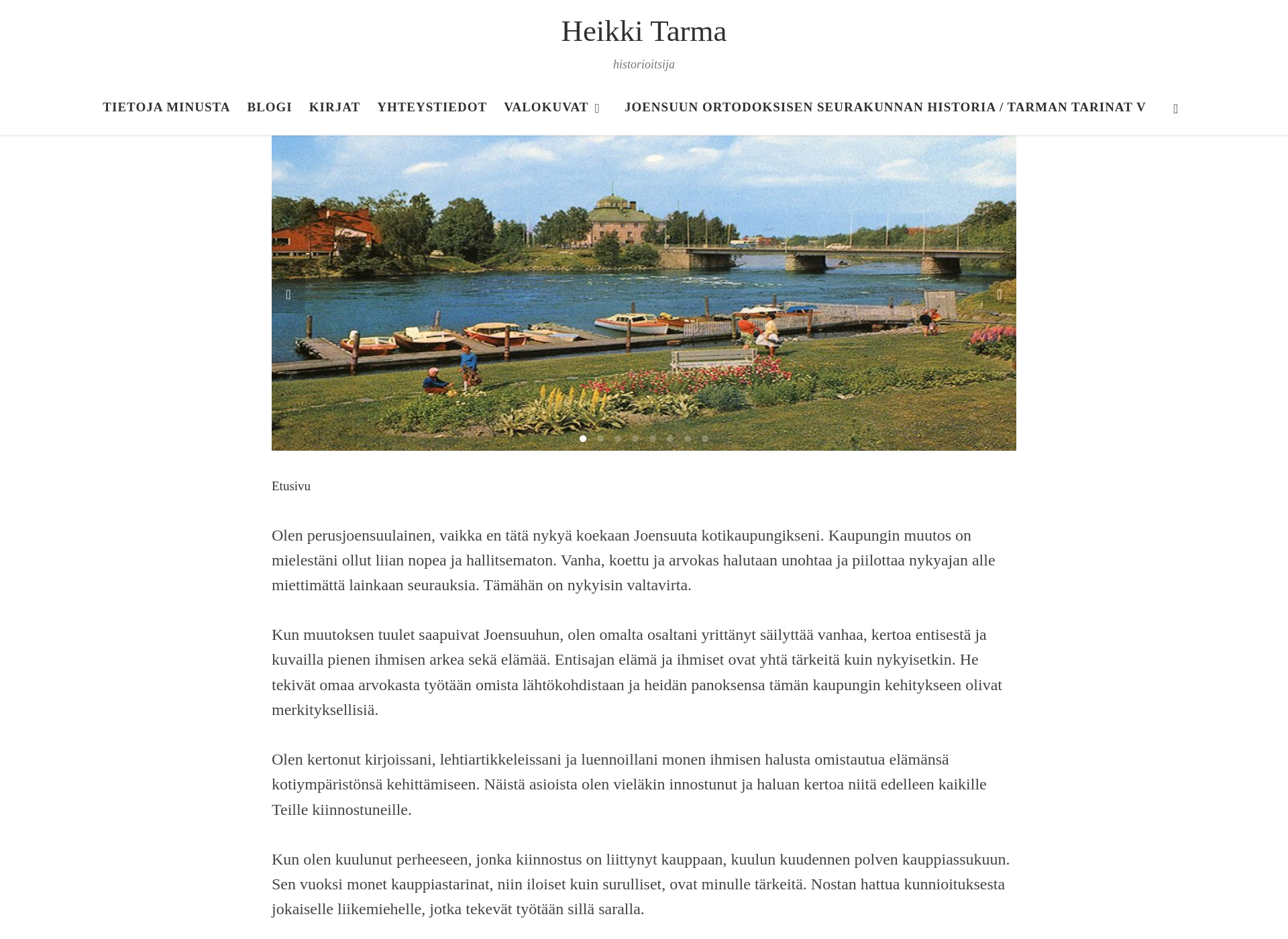 Screenshot for heikkitarma.fi