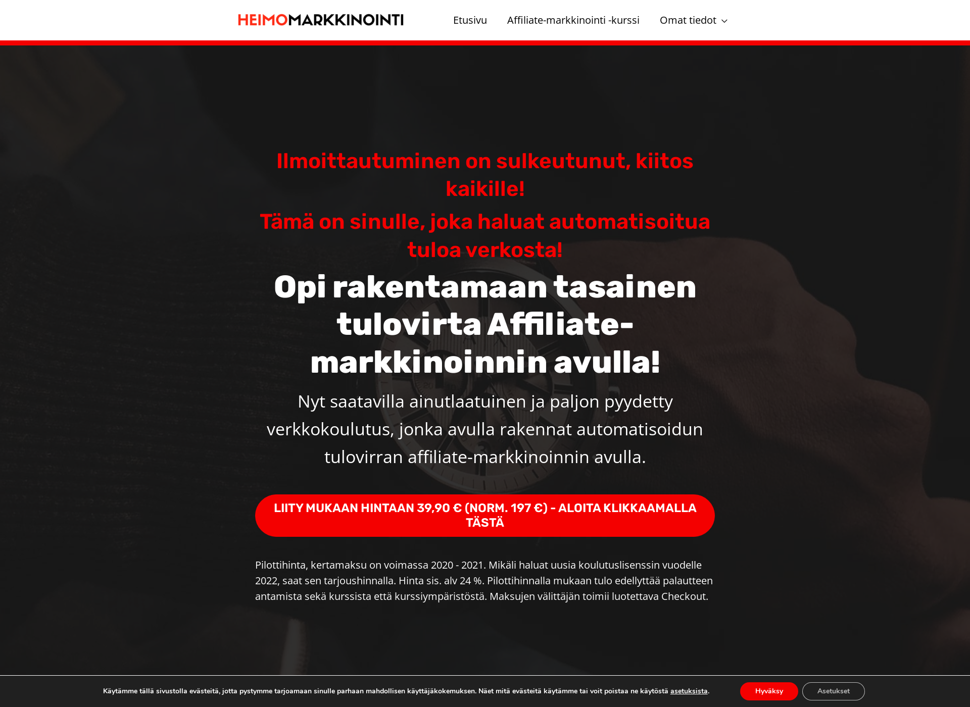 Screenshot for heimomarkkinointi.fi