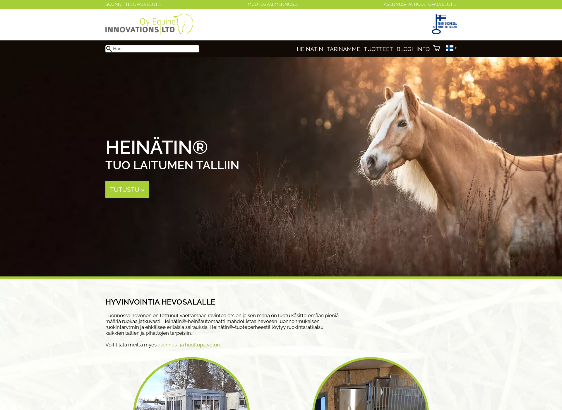 Screenshot for heinatin.fi