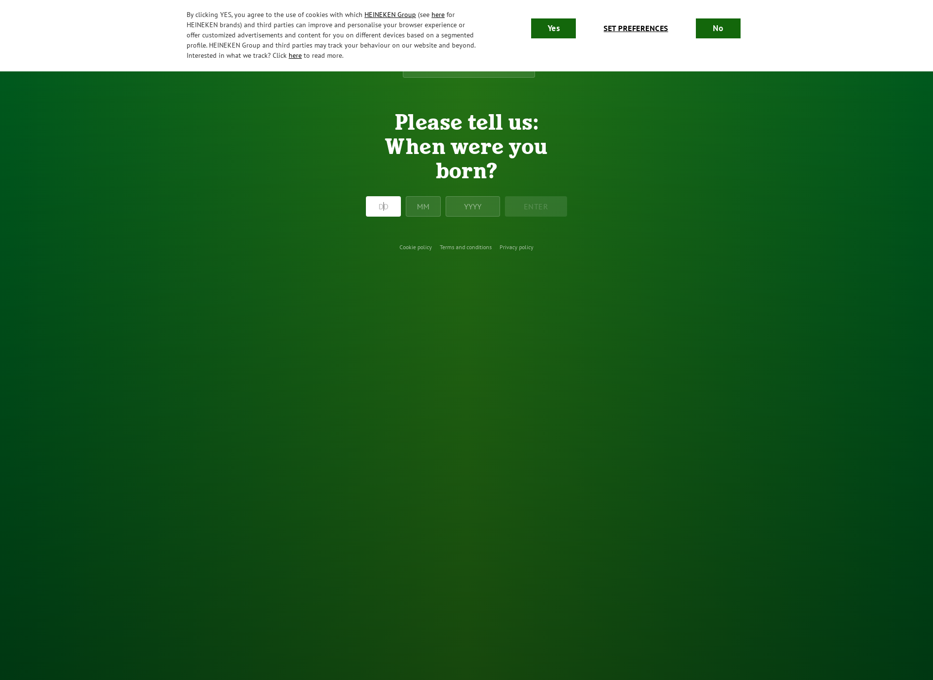 Screenshot for heineken.fi