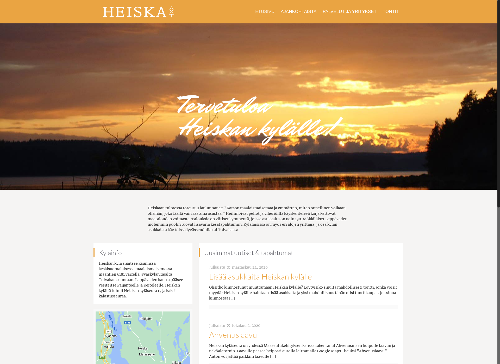 Screenshot for heiska.fi